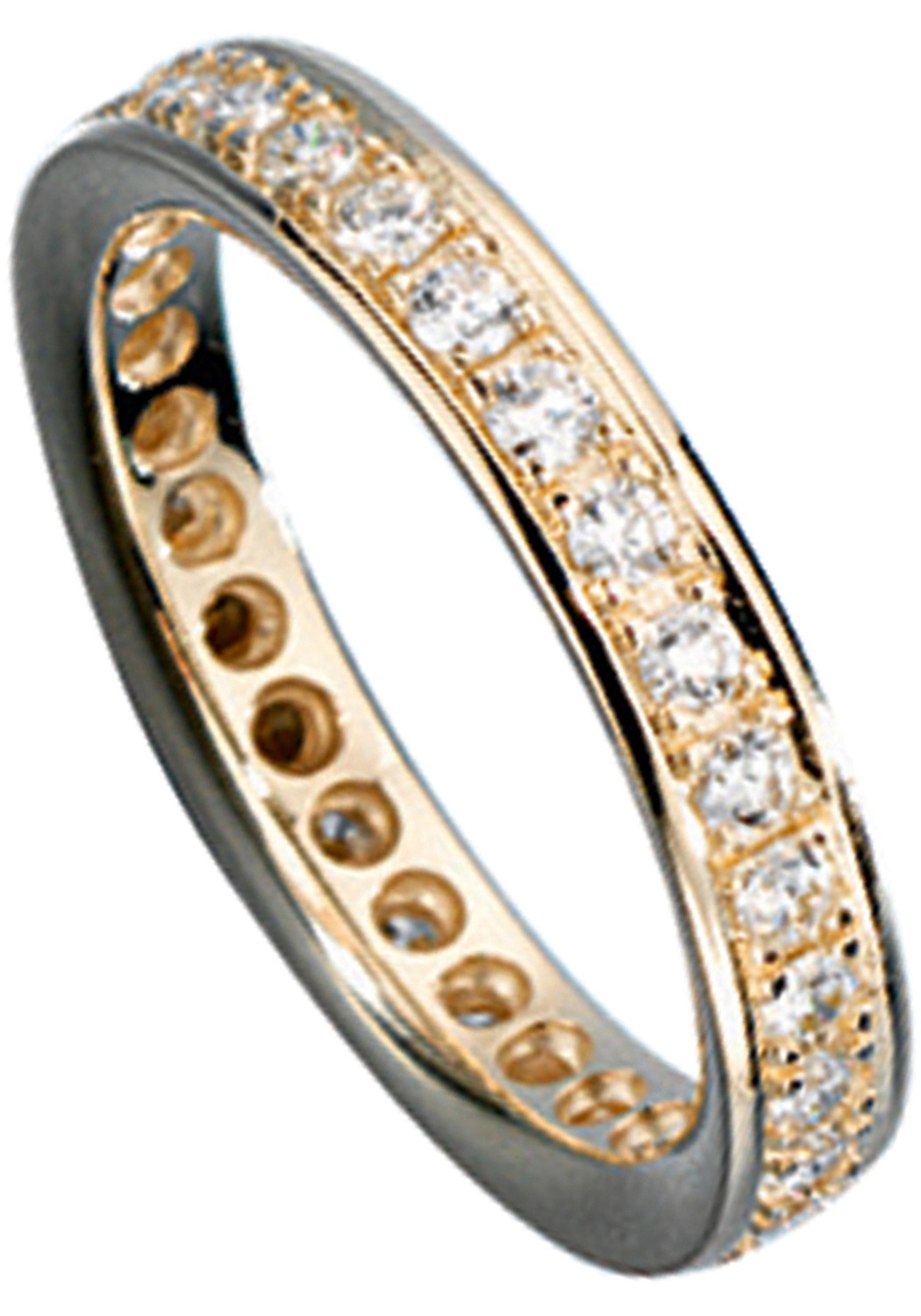 Gold Fingerring Diamanten 585 rundum«, mit »Ring | BAUR bestellen JOBO