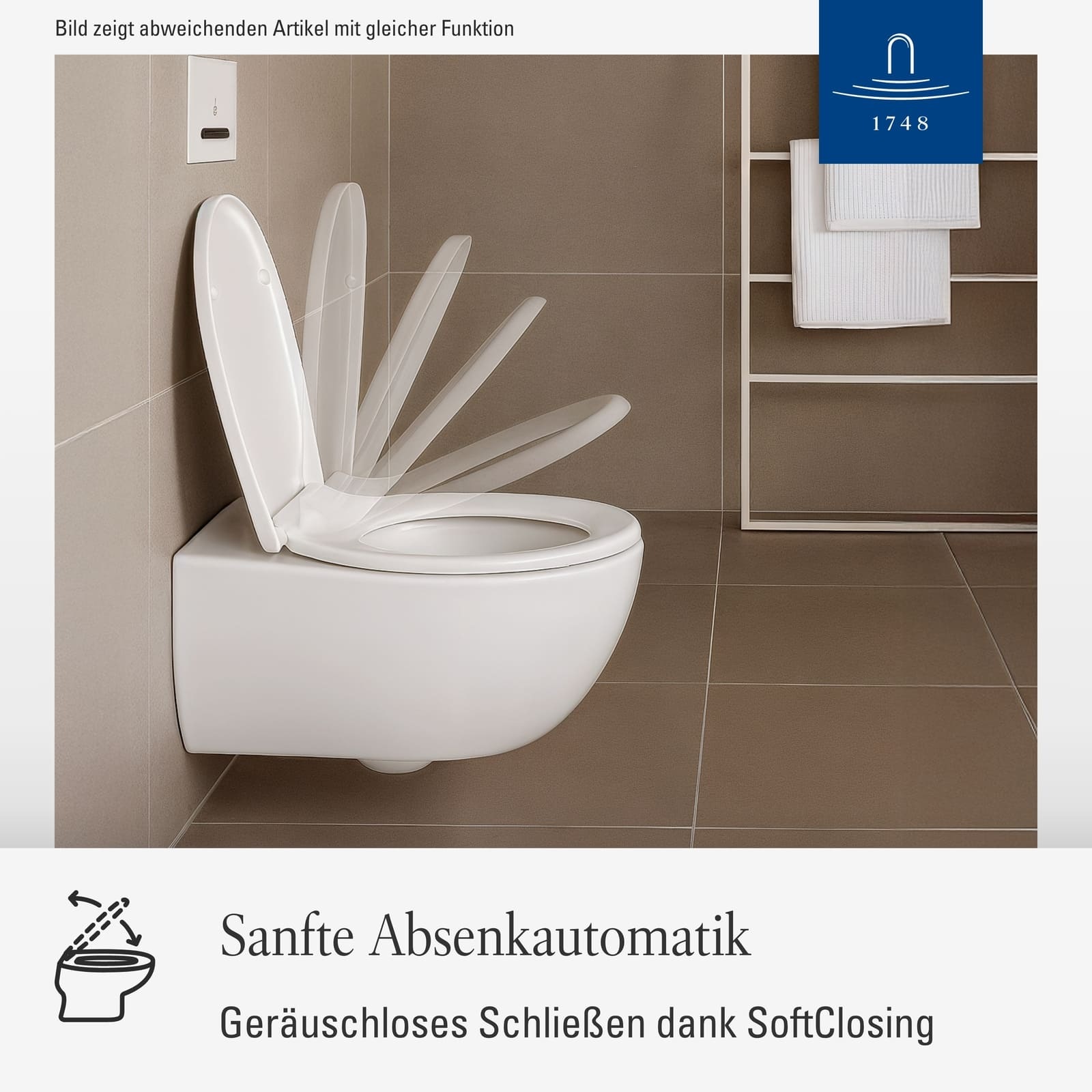 Villeroy & Boch WC-Sitz "WC-Sitz O.novo 438 x 368 x 49 cm weiß" 1 Stk. tlg. günstig online kaufen