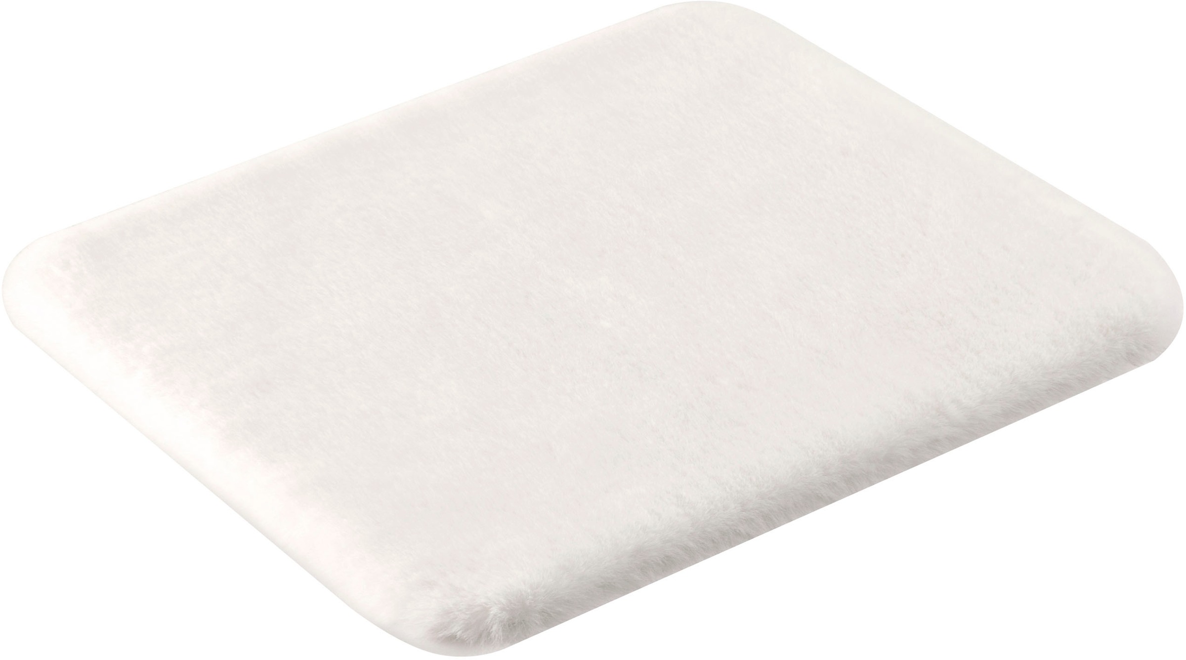 my home Badematte "Valeria, Kaninchenfell-Haptik" Höhe 20 mm rutschhemmend günstig online kaufen