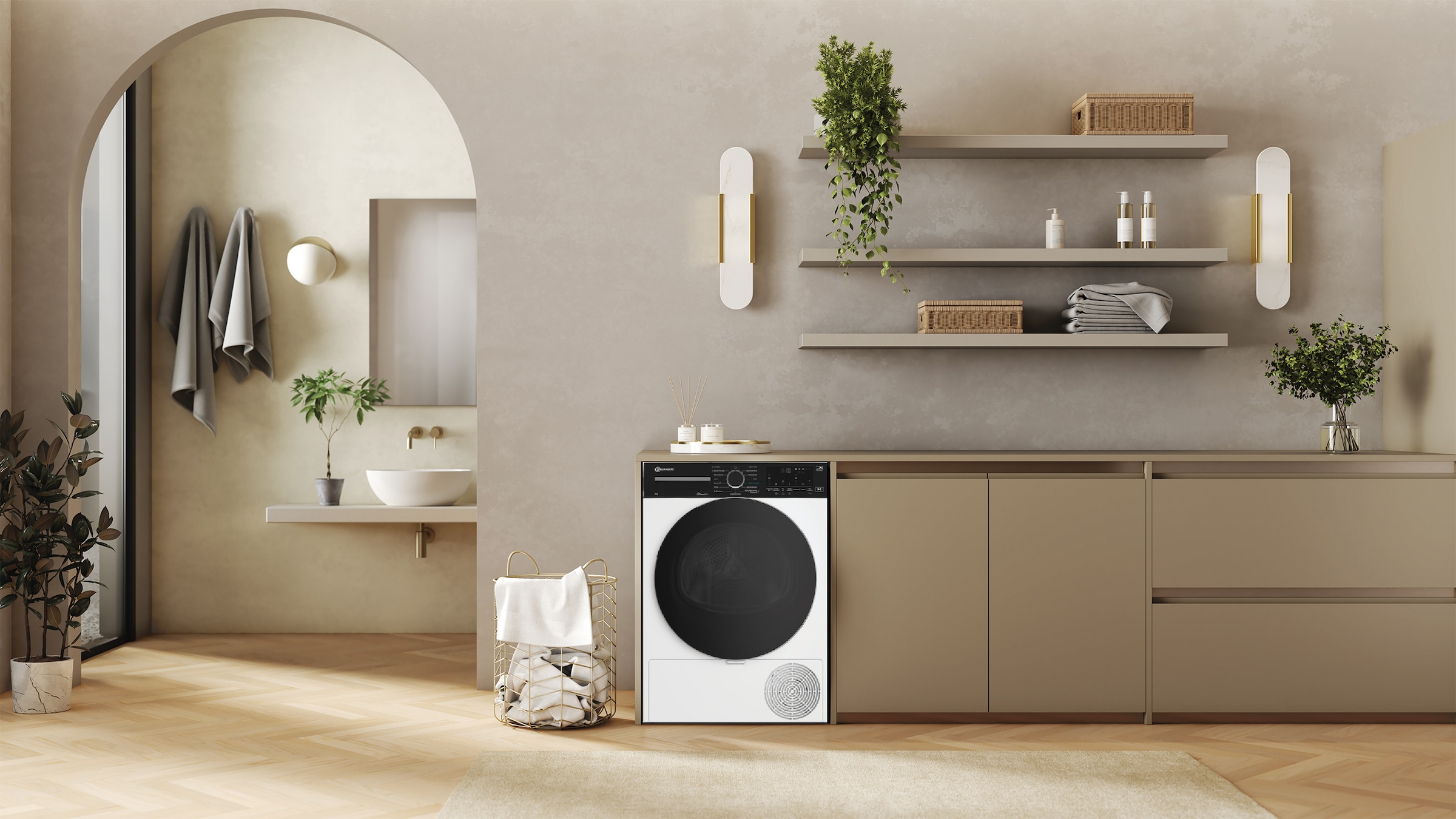 BAUKNECHT Wärmepumpentrockner »BT 86B WB« HomeWhiz App