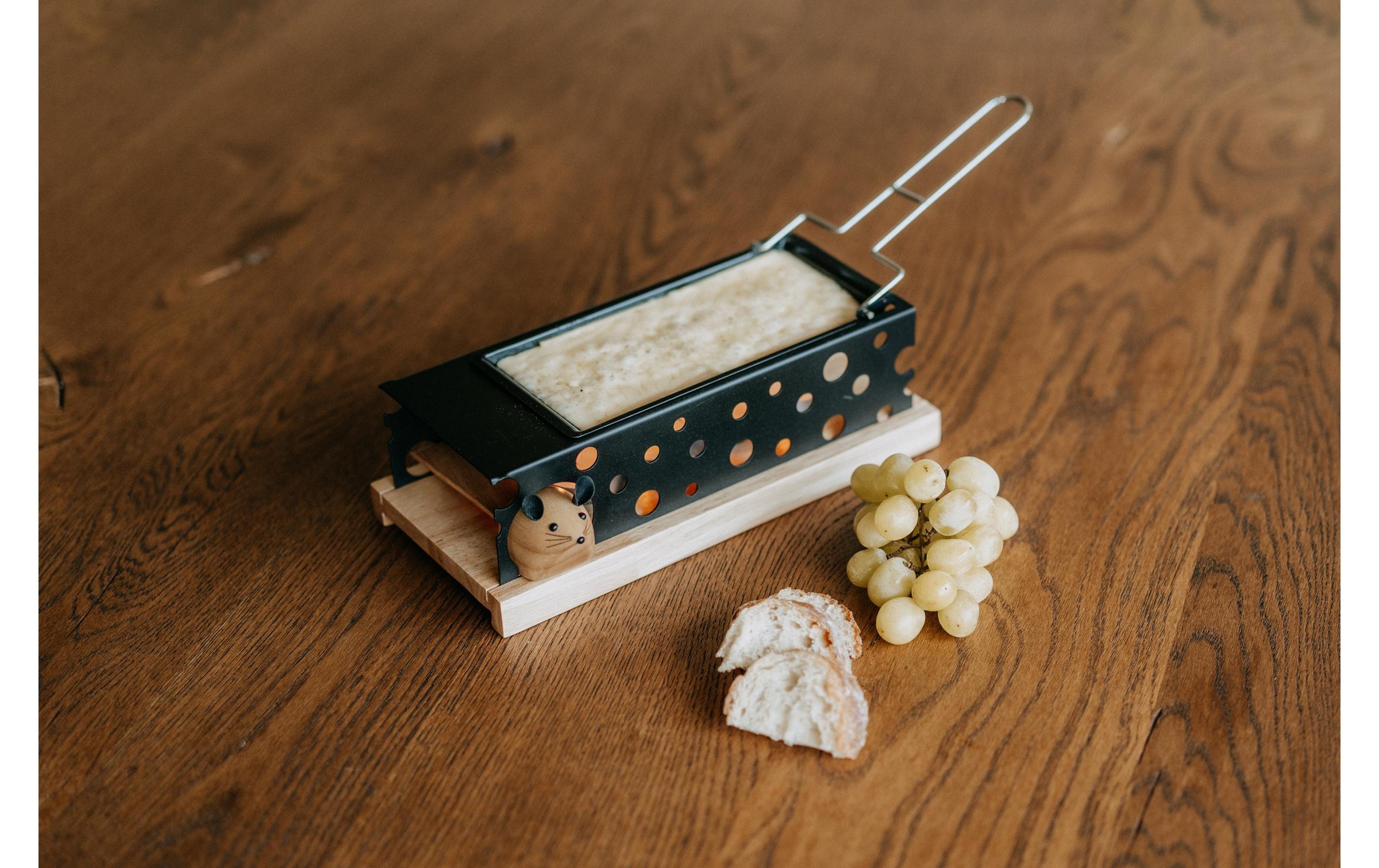 Kadastar Raclette »Mouse Schwarz« Holzart: Bambus (China)