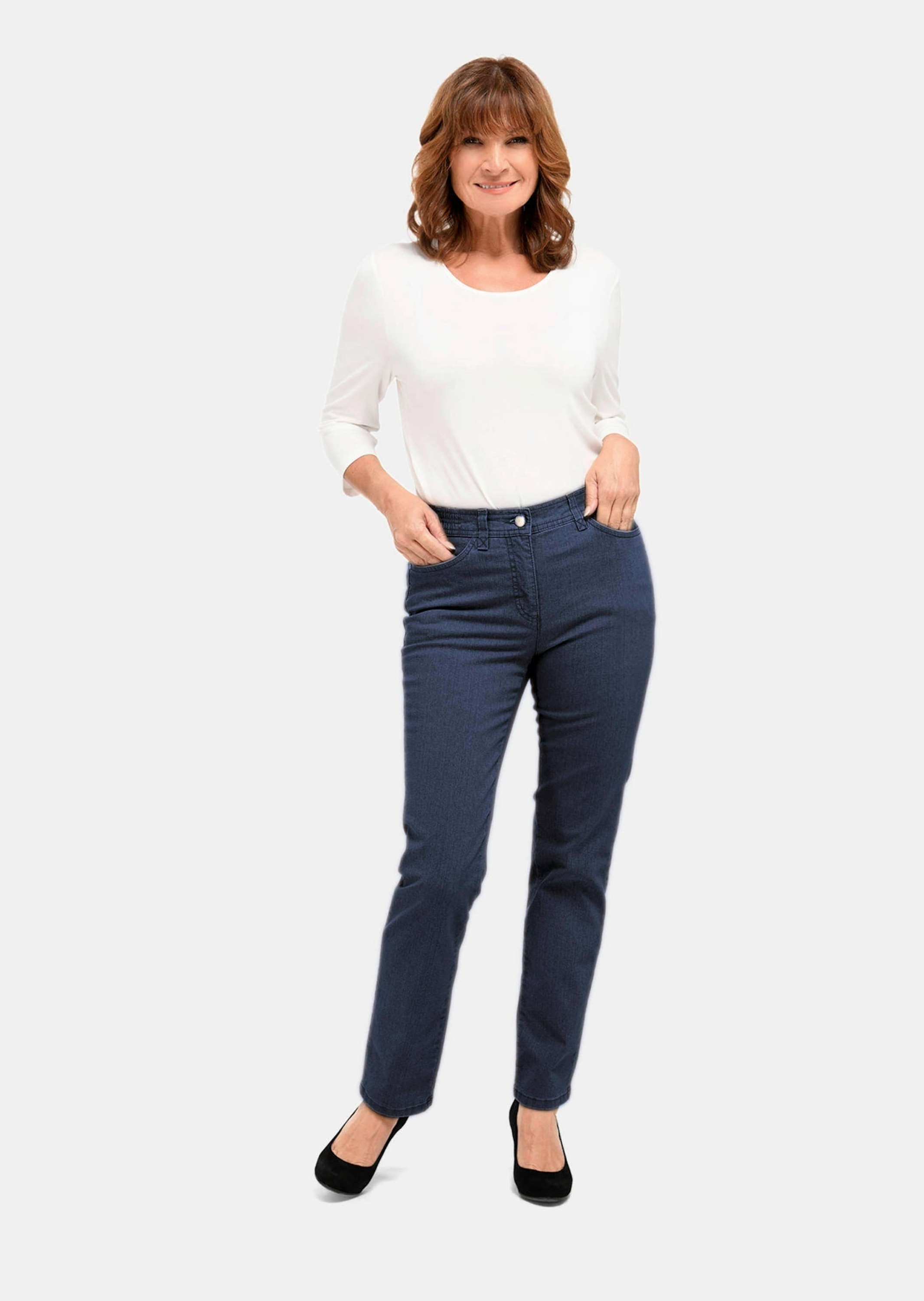 GOLDNER Regular-fit-Jeans "Klassische Jeanshose ANNA" günstig online kaufen
