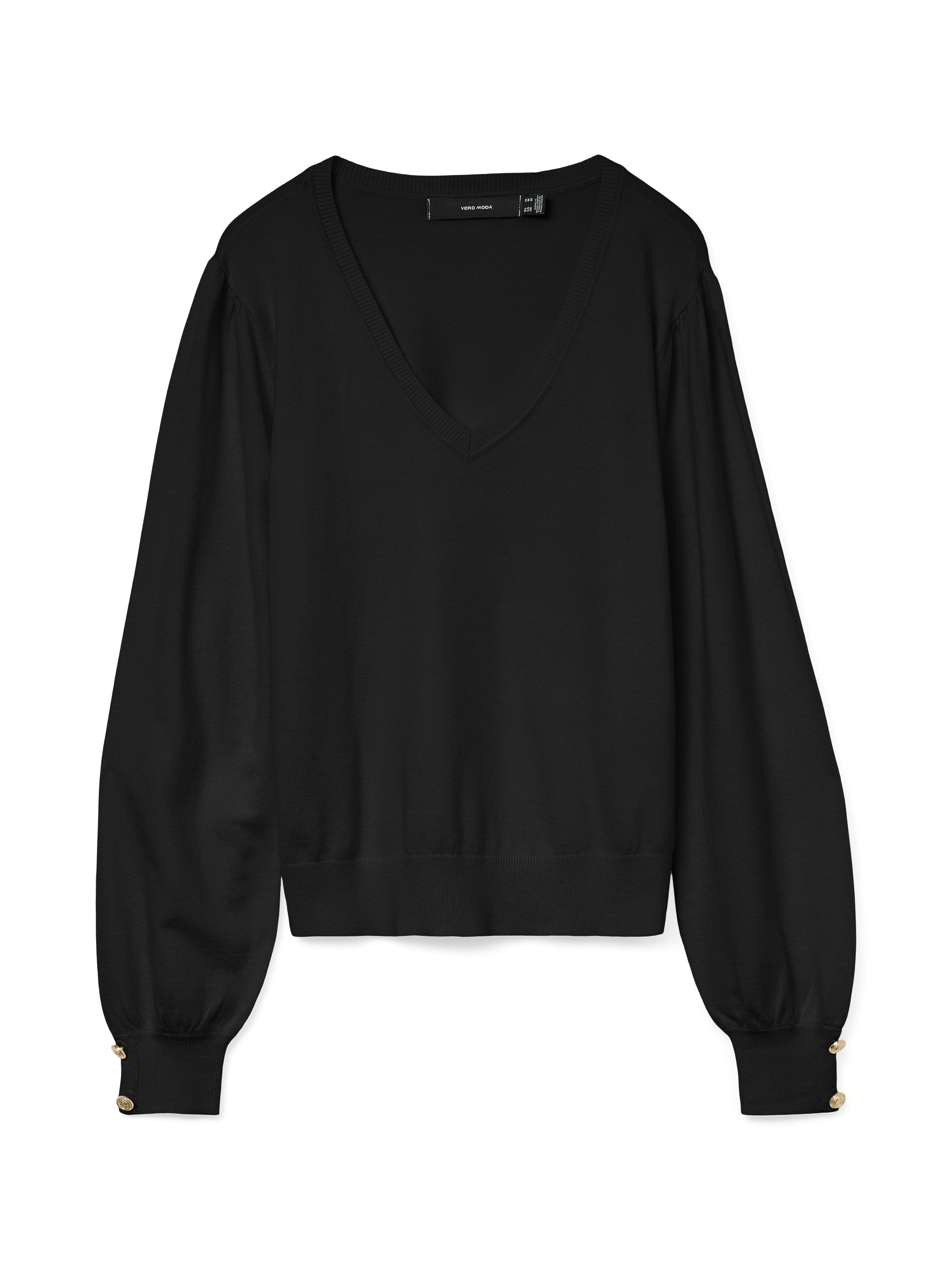Vero Moda V-Ausschnitt-Pullover »VMHOLLYKARIS LS V-NECK PULLOVER GA BOO«
