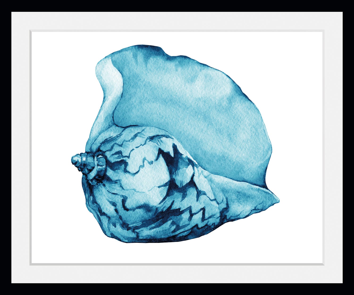 queence Bild »Jenny«, Meer-Wassertiere-Kunst, (1 St.), HD Premium Poster-Druck inkl. Holzrahmen