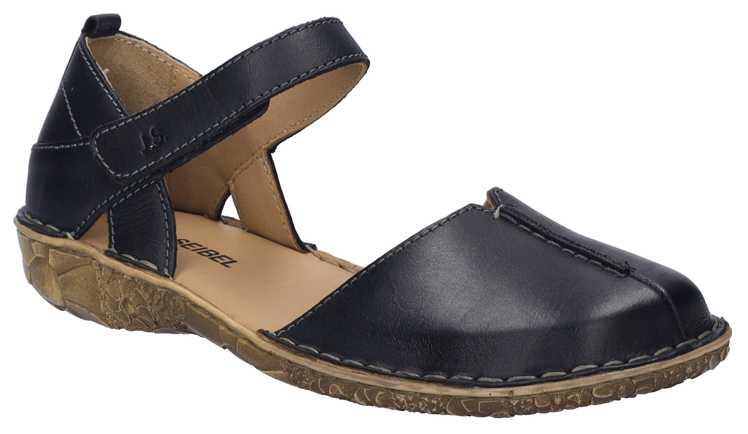 grey melange Riemchenballerina "ROSALIE 42", Sandale, Spangenschuh, Komfort günstig online kaufen