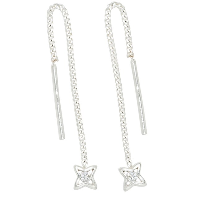 JOBO Paar Ohrhänger »Stern-Ohrringe mit Zirkonia«, 925 Silber online kaufen  | BAUR