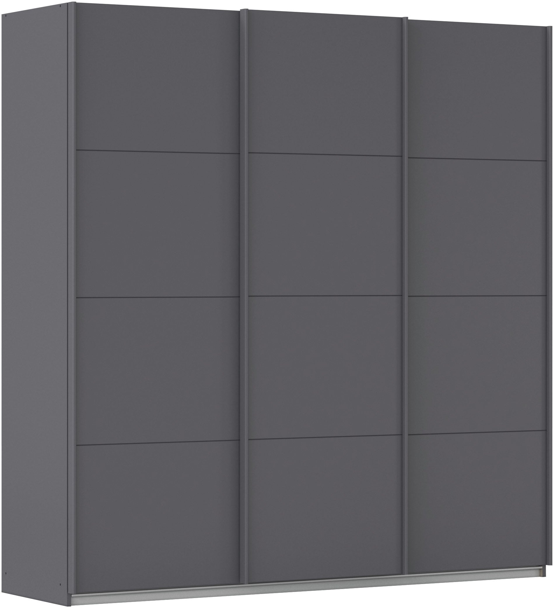 OTTO home Schwebetürenschrank "Kleiderschrank Schrank Garderobe AGORDO mit Dekor- oder Hochglanzfront" Breiten 203/271/315/360 cm in drei Griff-Farben - NEU: Farbe SCHWARZ, in 4 Breiten und 2 Höhen MADE IN GERMANY