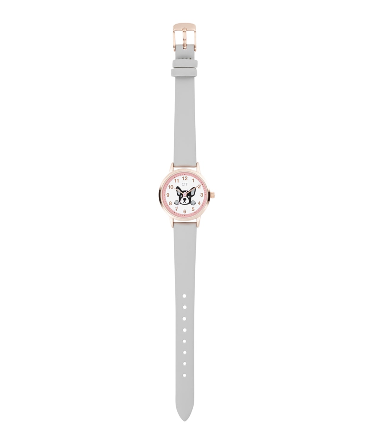 COOL TIME Quarzuhr »The Cool Grey Bully«, Armbanduhr, Kinderuhr, Mädchen, analog