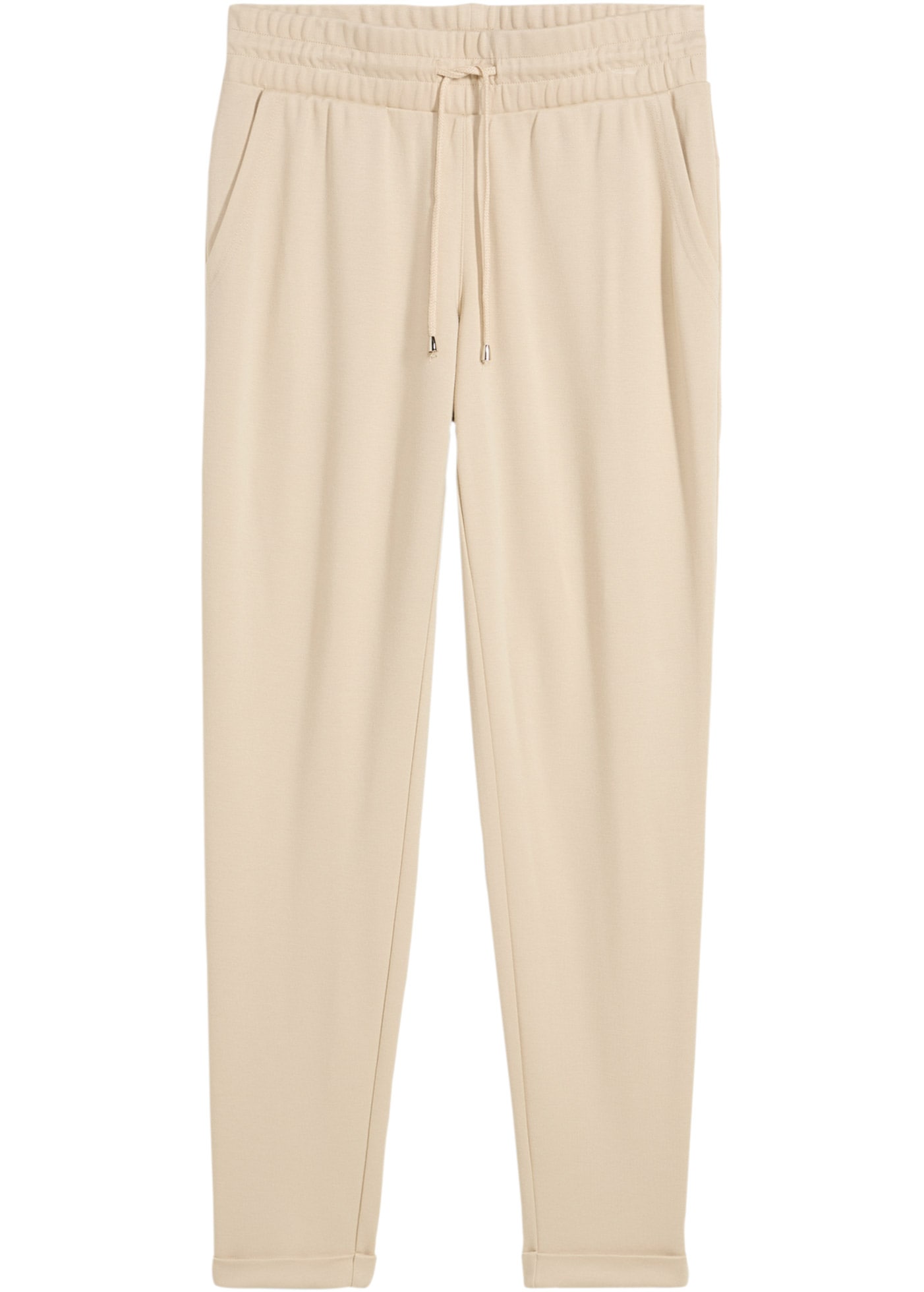 bonprix Jerseyhose  aus Viskose, Polyester und Elasthan, mit Bequembund und Kordelzug