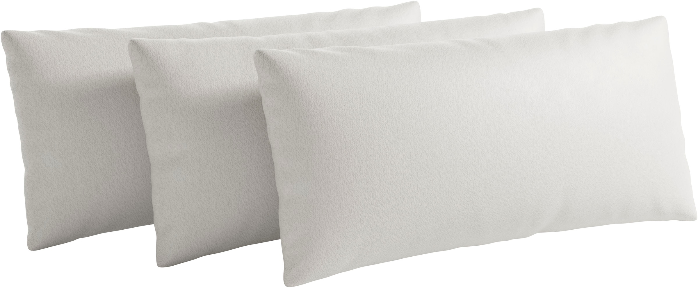 sit&more Sofakissen "Vanity Leder, 3er Set, B: 60 cm"