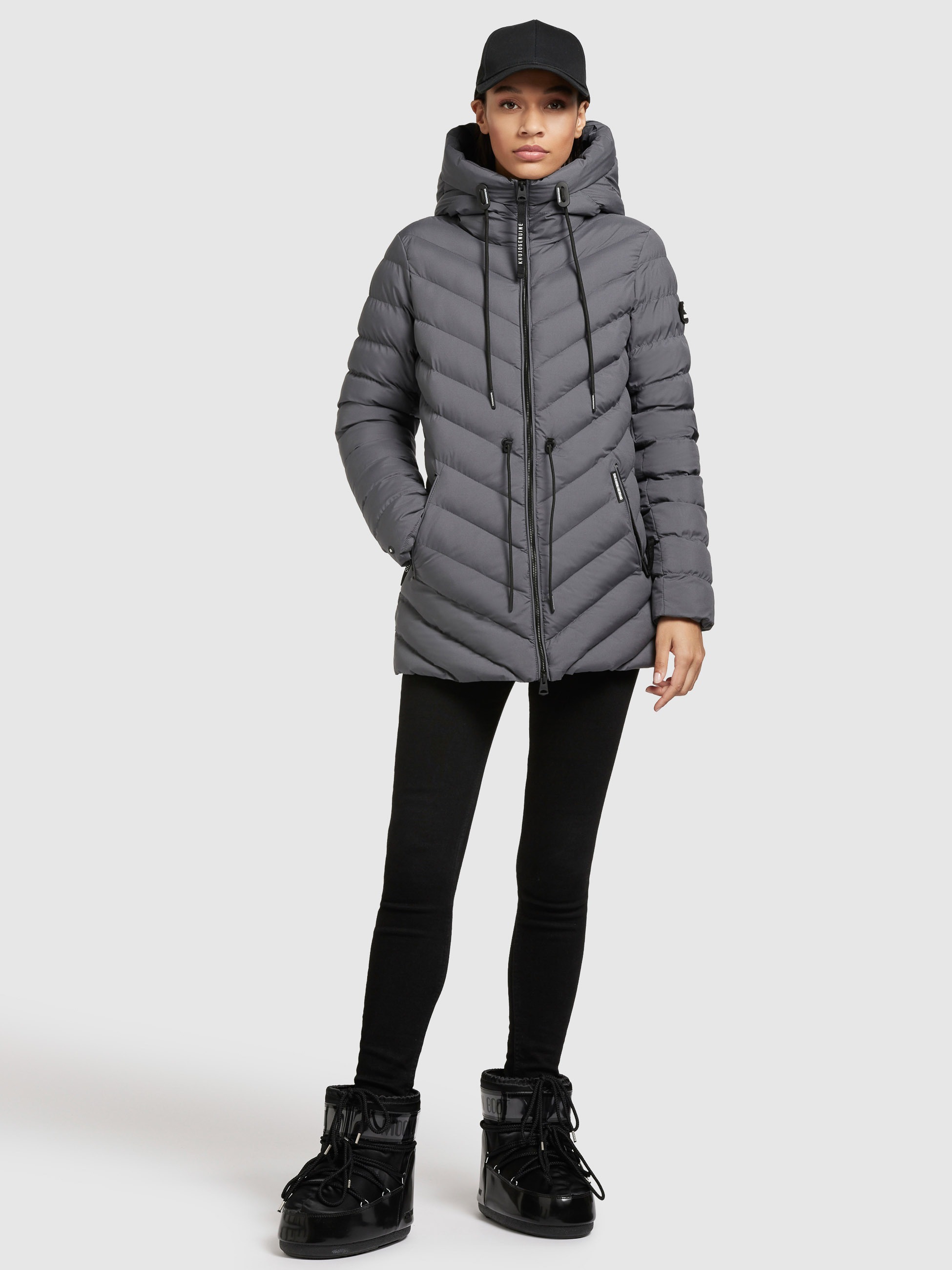 Khujo Winter-Steppmantel Herren - Wasserdicht & Winddicht Mit Kapuze