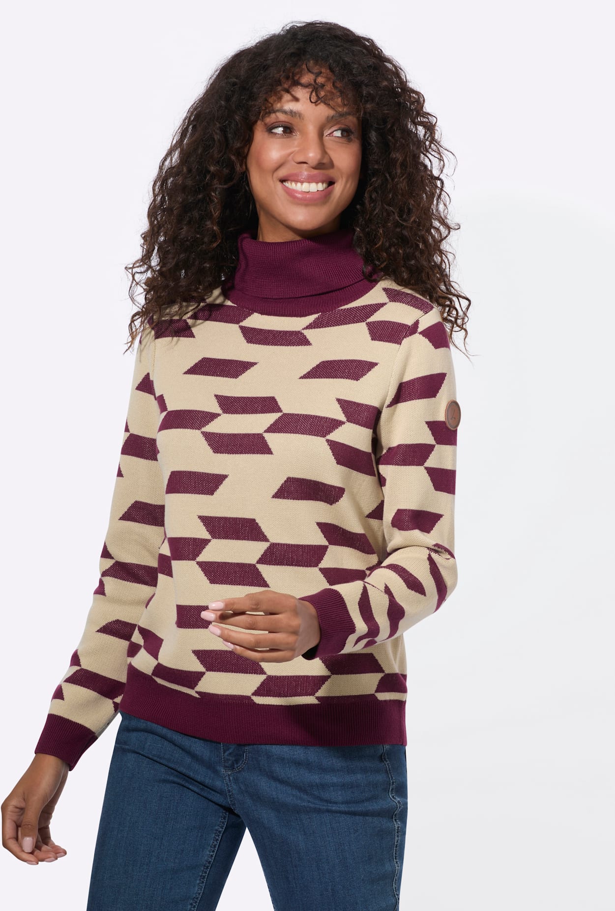 Casual Looks Rollkragenpullover "Rollkragen-Pullover"