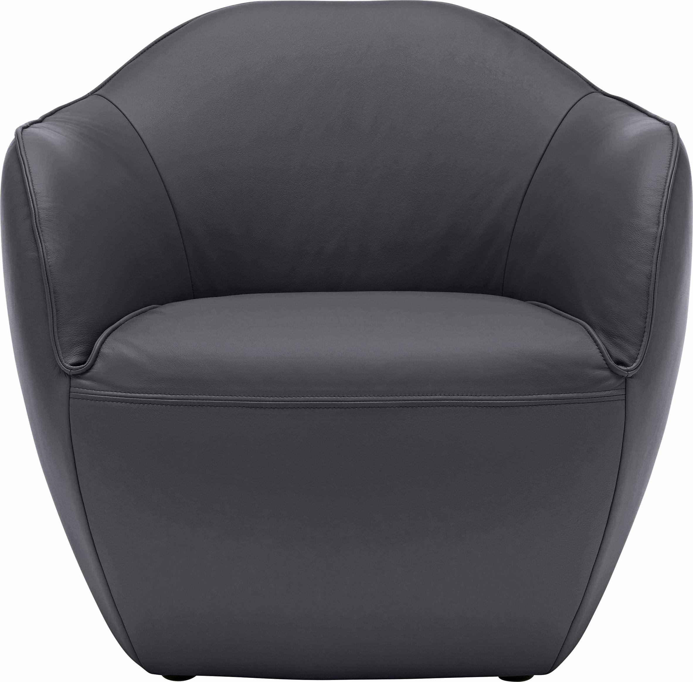 Creation BY ROLF BENZ Sessel "CR.480 Designsessel, Loungesessel, Breite 79cm" Wahlweise aus Leder oder Chenille