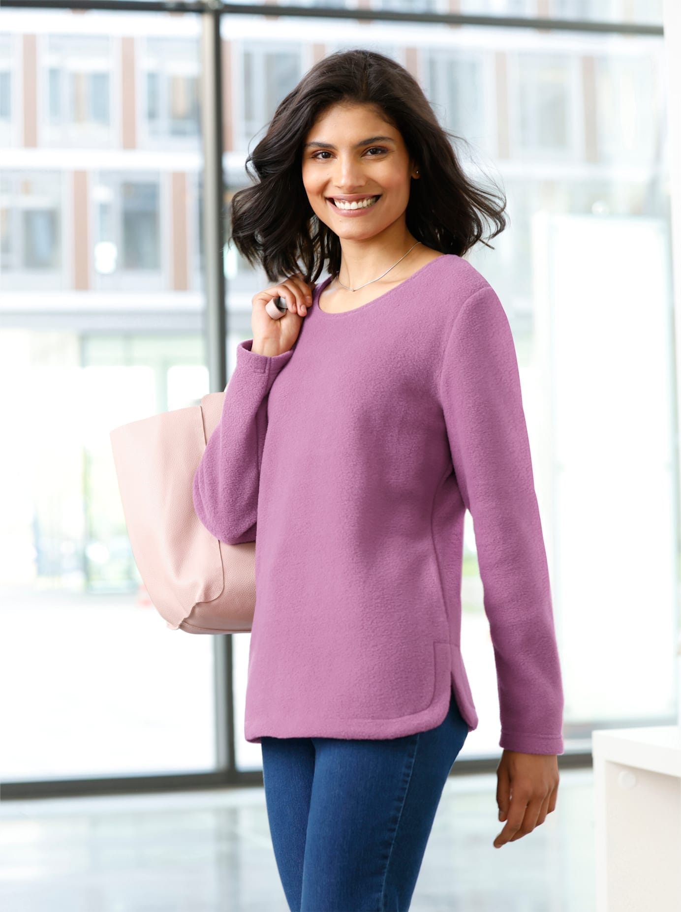 Classic Basics Fleeceshirt "Fleece-Shirt" 1 Stk. tlg. günstig online kaufen