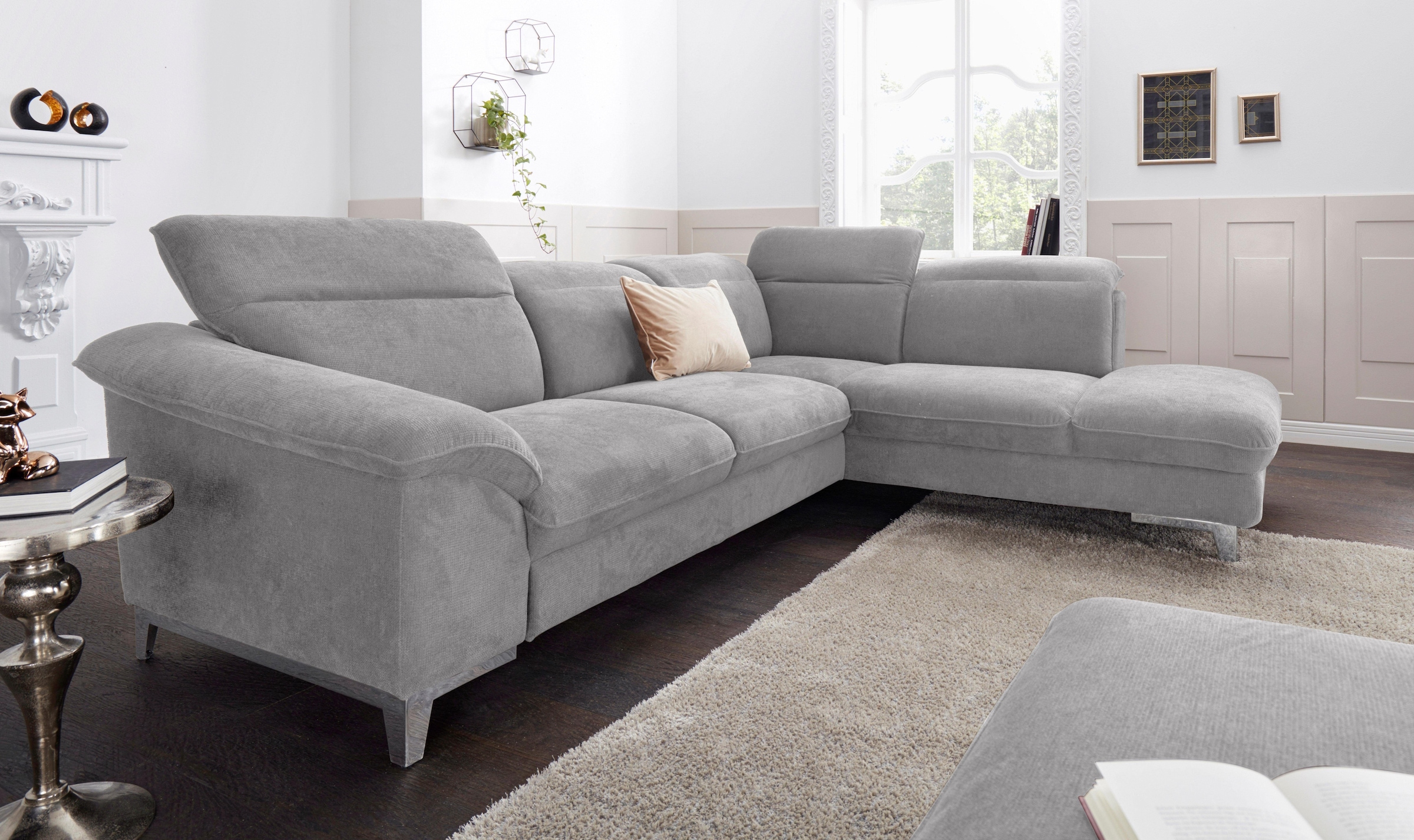 COTTA Polstergarnitur "Teresa L-Form", (Set), Set bestehend aus: Ecksofa mi günstig online kaufen
