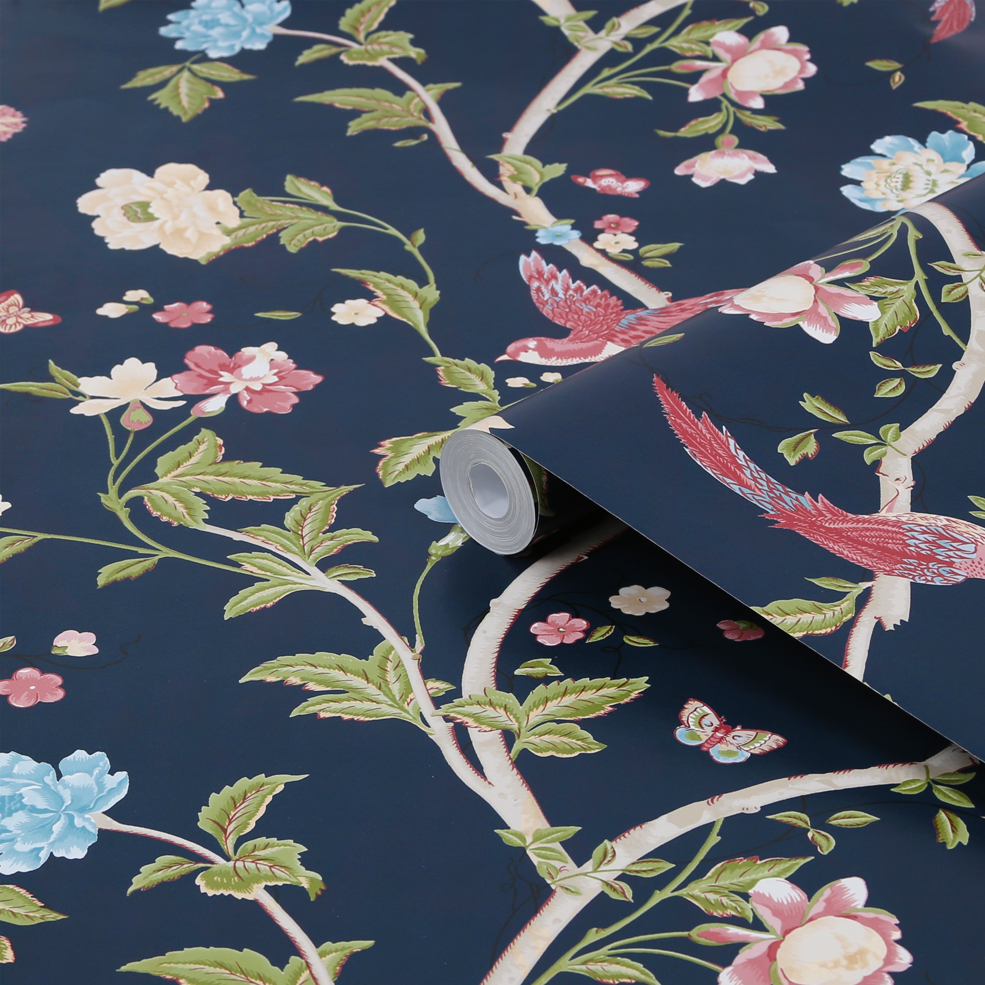 LAURA ASHLEY Vliestapete »Summer Palace«, geblümt, 10mx52cm (ca. 5m2)