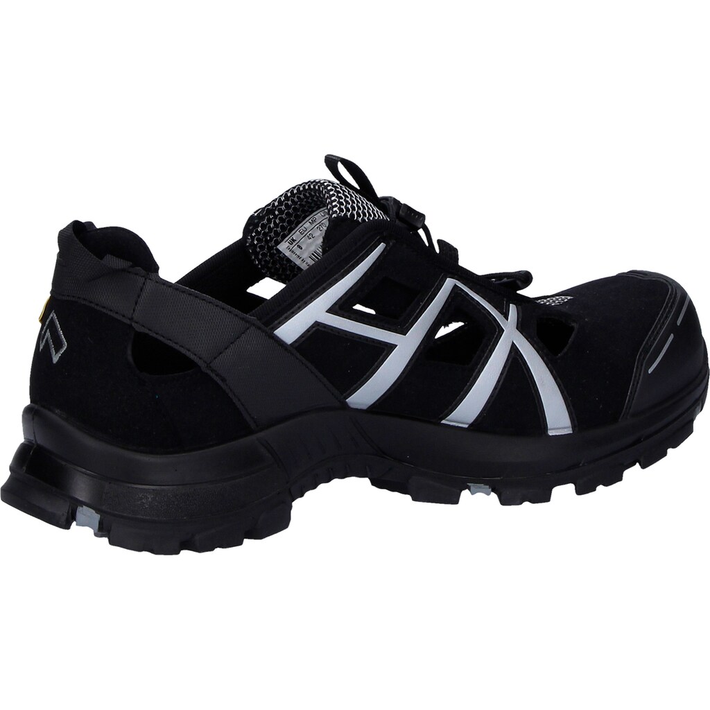 Herrenmode Arbeitsschuhe haix Sicherheitsschuh »BLACK EAGLE Safety 62 low«, S1P schwarz-silberfarben Herrenmode Arbeitsschuhe haix Sicherheitsschuh »BLACK EAGLE Safety 62 low«, S1P schwarz-silberfarben