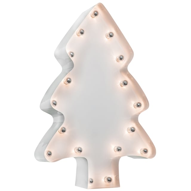 MARQUEE LIGHTS LED Dekolicht »Weihnachtsbaum, Weihnachtsdeko«, 17  flammig-flammig, Wandlampe,Tischlampe Xmas-Tree 17 Lichtquellen E14 (exkl.)  -82x122cm | BAUR