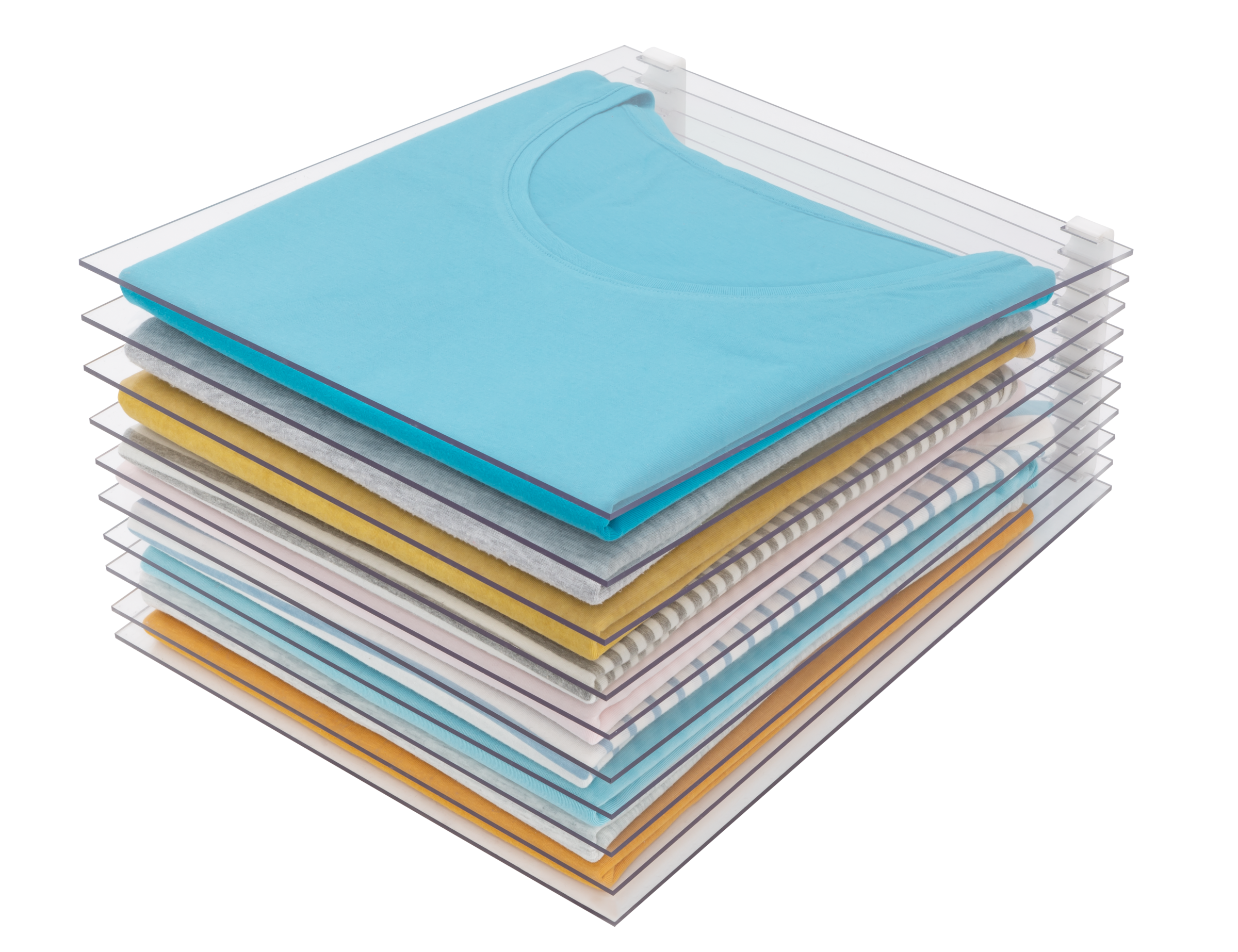 Ruco Ablageregal T-Shirt Organizer für 10 Shirts, Kunststoff günstig online kaufen