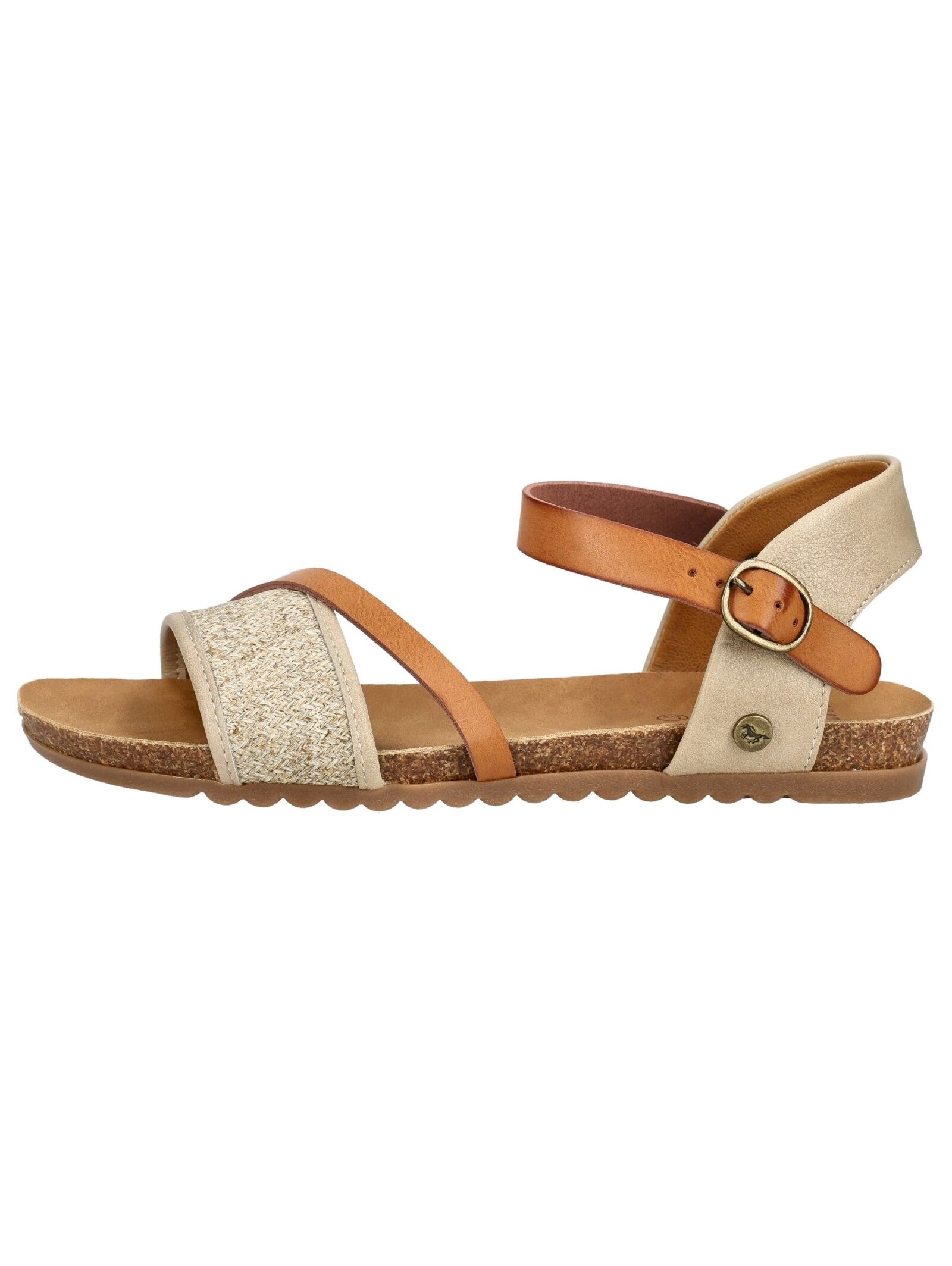 Mustang Shoes Riemchensandale »Mustang Shoes Sandalen Lederimitat/Textil«