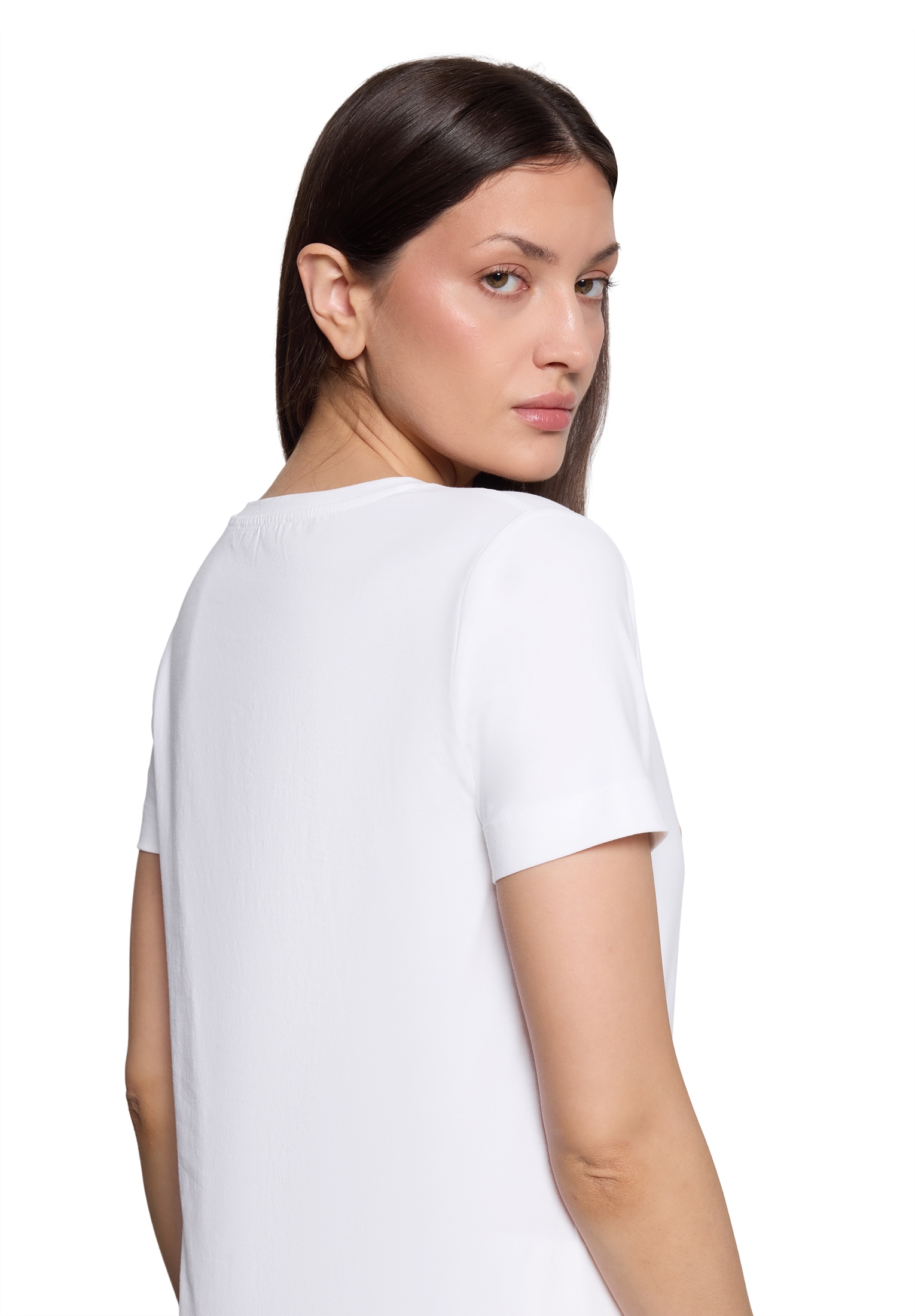 Betty&Co Kurzarmshirt »Damen mit Print« 1