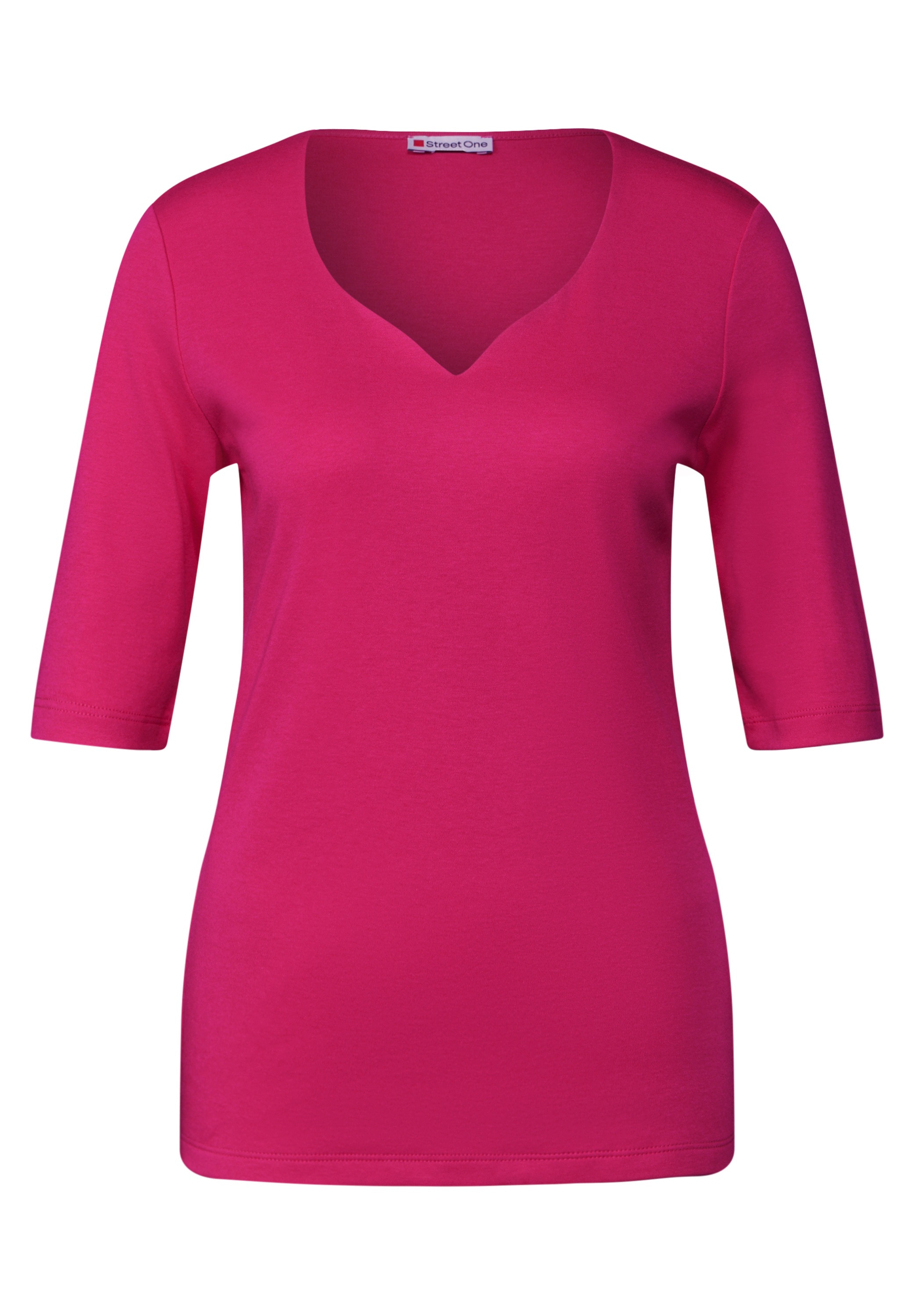 STREET ONE T-Shirt, im soften Baumwoll-Mix