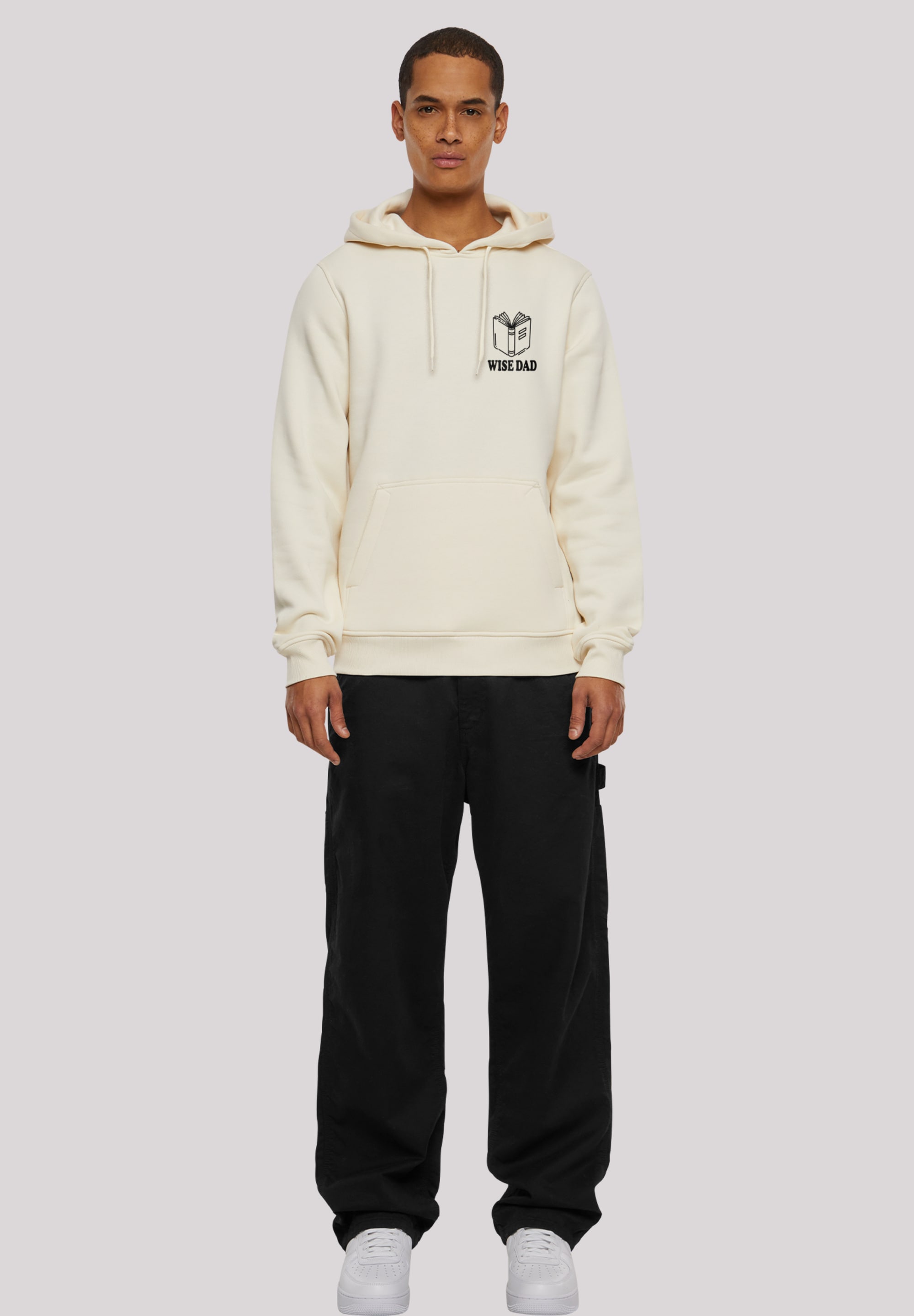 F4NT4STIC Kapuzenpullover »Wise Dad Lustiges Vatertagsmotiv für schlaue Väter«, Premium Qualität