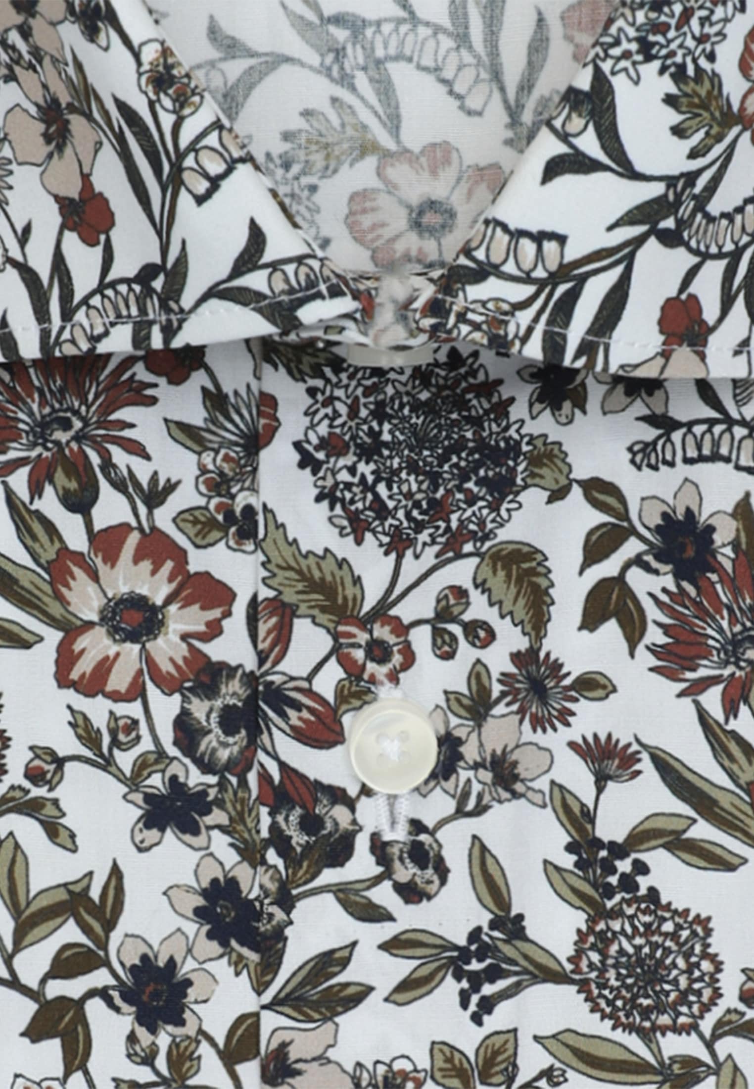 seidensticker Businesshemd »Schwarze Rose« Slim 1/1 Kentkragen Druck