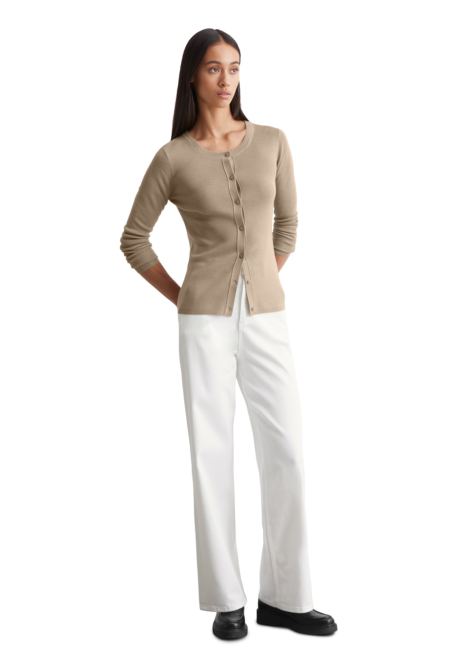 Marc O'Polo Cardigan »aus feiner Merinowolle«