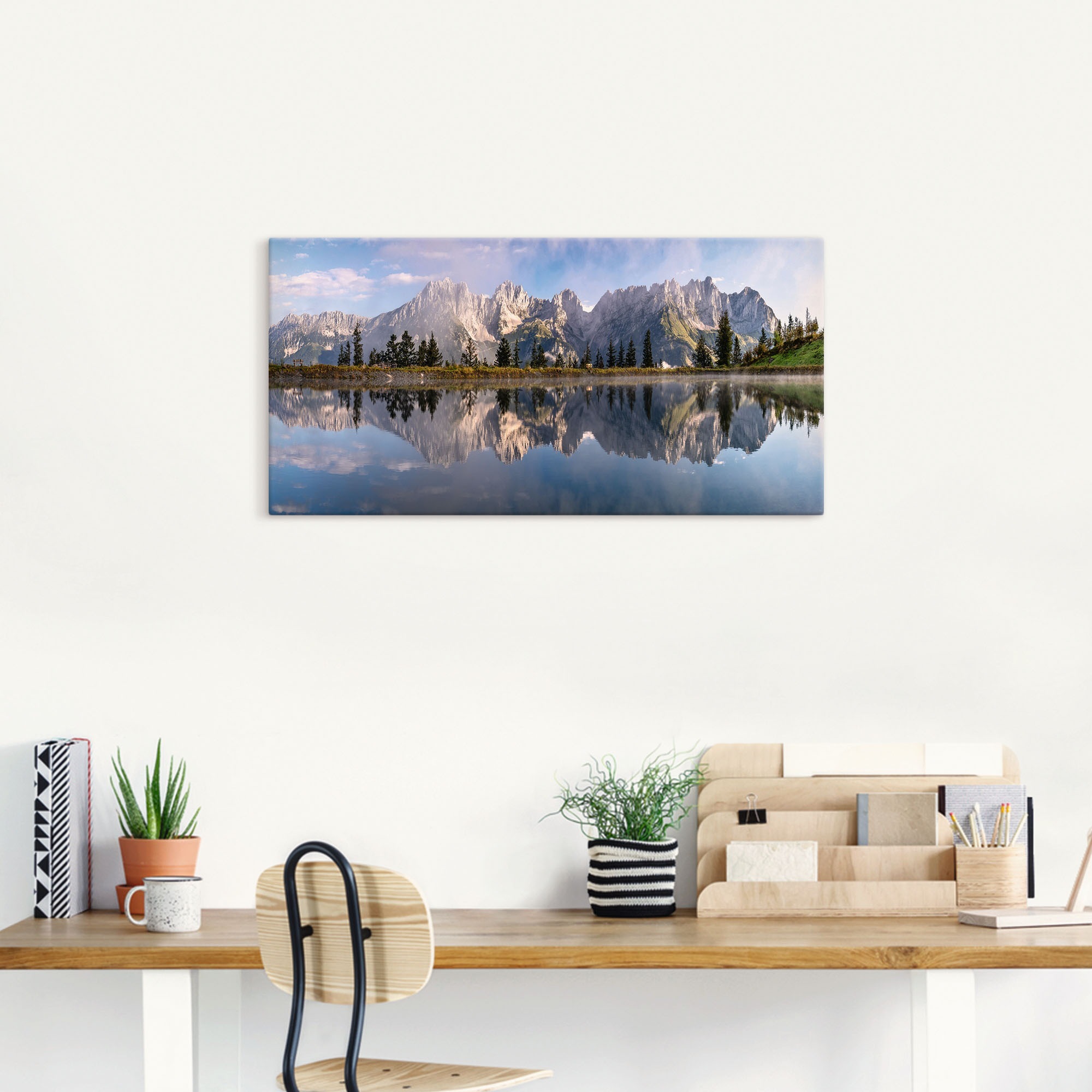 Artland Wandbild "Wilder Kaiser in Tirol" Bilder von Europa 1 Stk. tlg. als günstig online kaufen