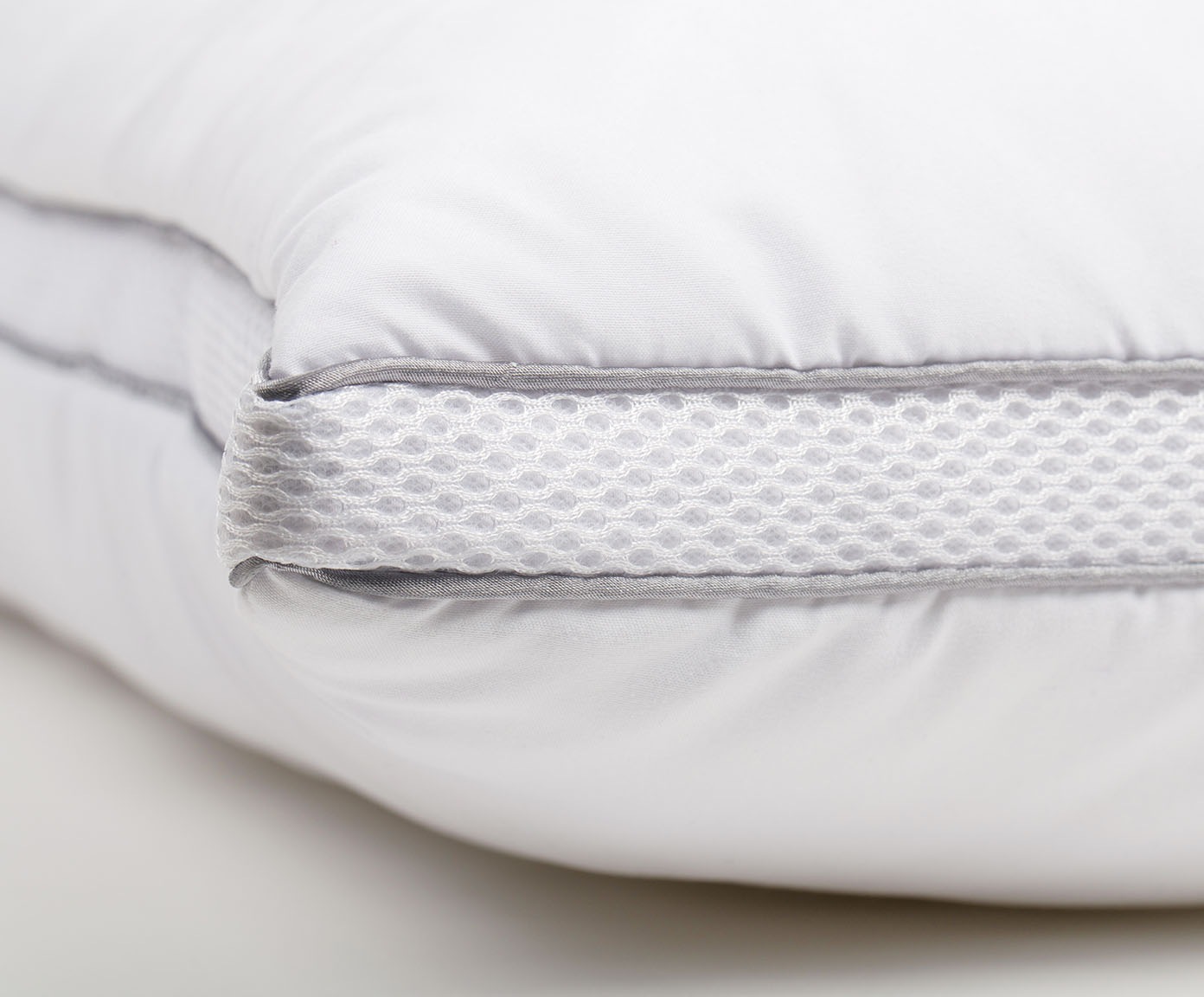 Gözze Kunstfaserkopfkissen "Silberkante Kopfkissen mit Innenkissen und Nach günstig online kaufen