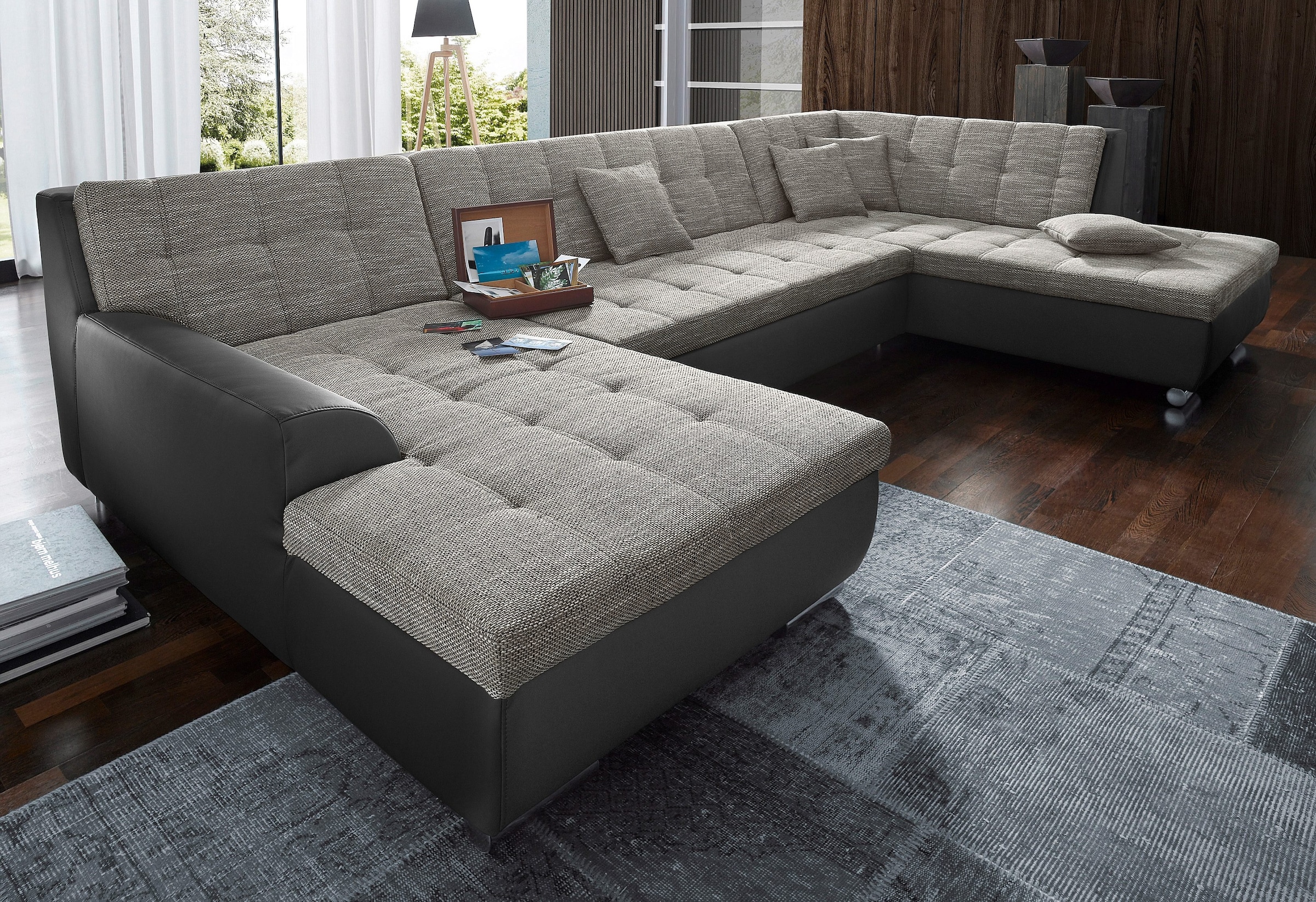 DOMO collection Sofa »Treviso incl. Zierkissen moderne...