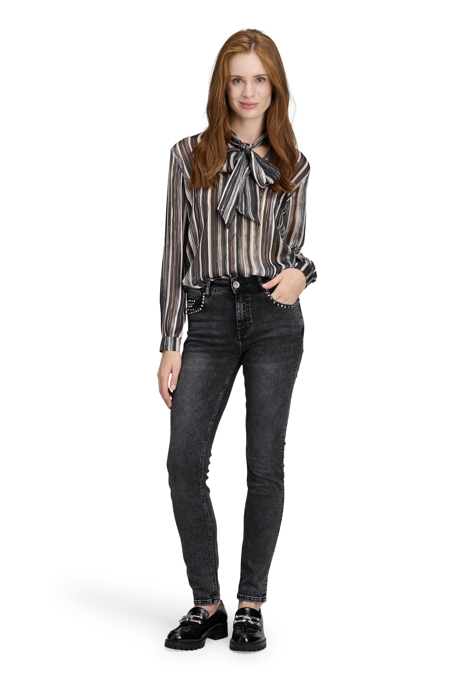 Betty Barclay Slim-fit-Jeans »Betty Barclay Damen Basic-Jeans mit Waschung«