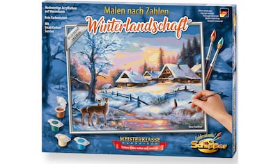 Schipper Malen nach Zahlen »Meisterklasse Klassiker - Winterlandschaft«, Made in Germany kaufen