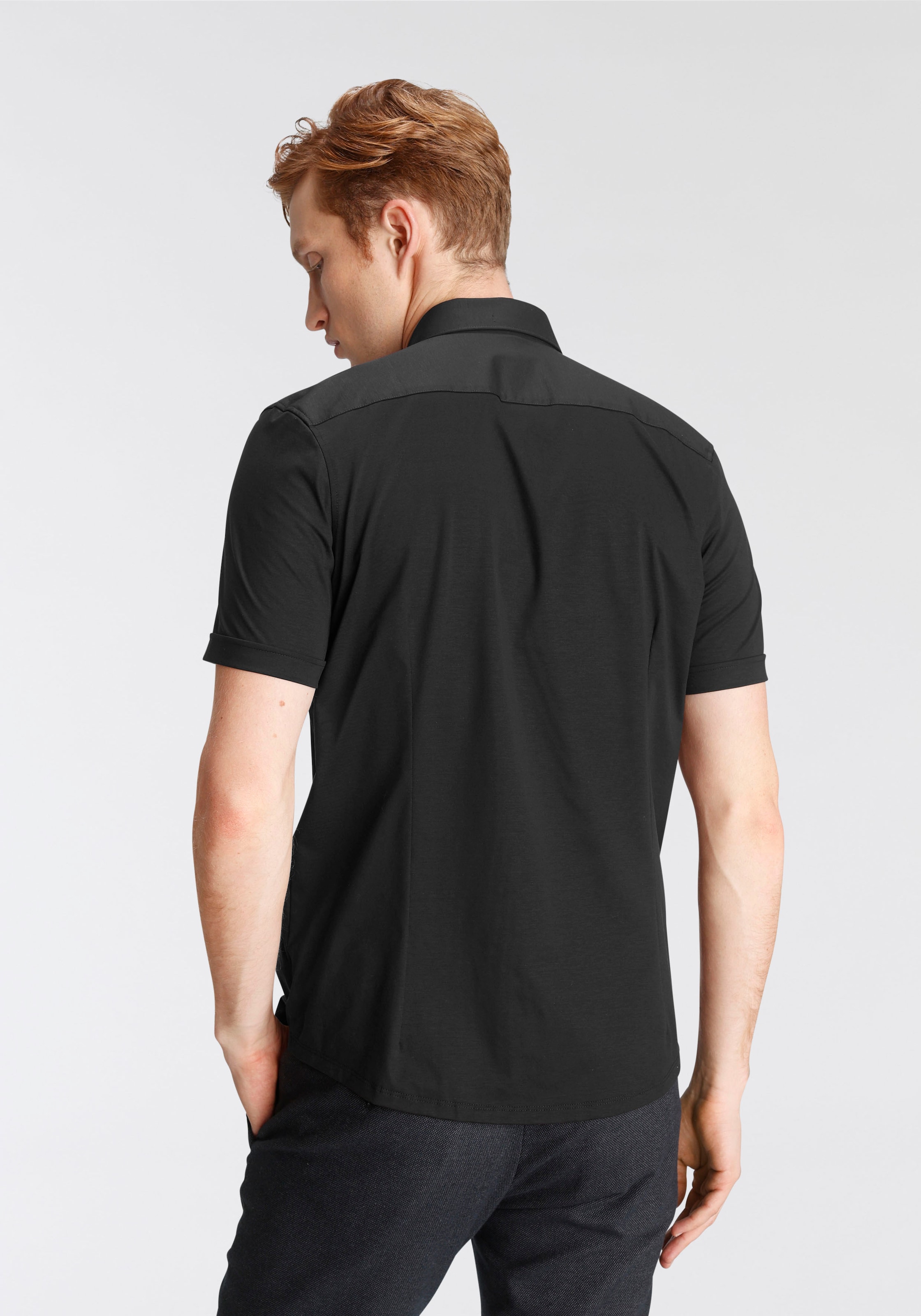 OLYMP Kurzarmhemd »Level Five body fit«, in elastischer Qualität