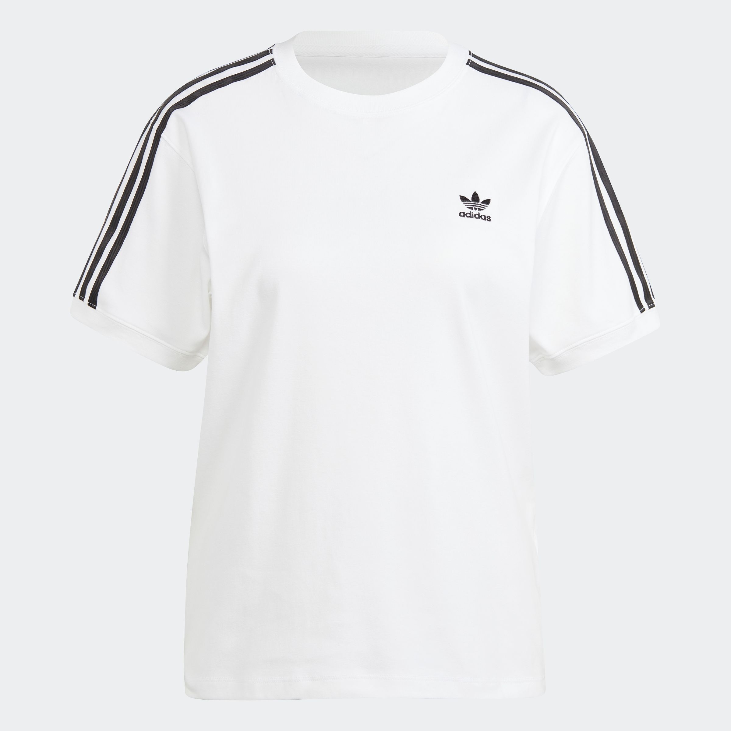 adidas Originals T-Shirt »3 STRIPE TEE«, drei Streifen Shirt mit Trefoil Logo
