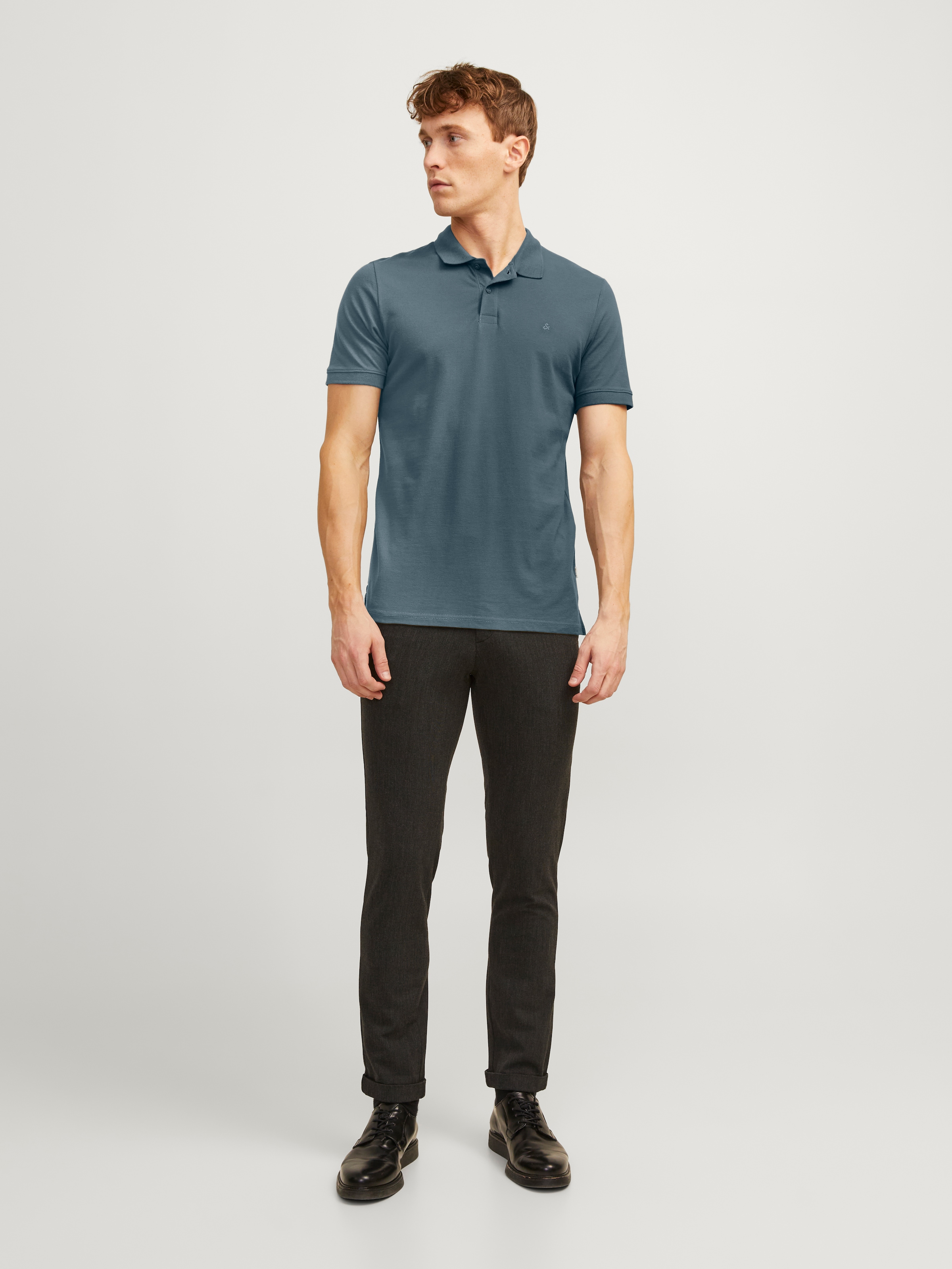 Jack & Jones Poloshirt »JJEBASIC POLO SS NOOS«, mit Logo Stickerei