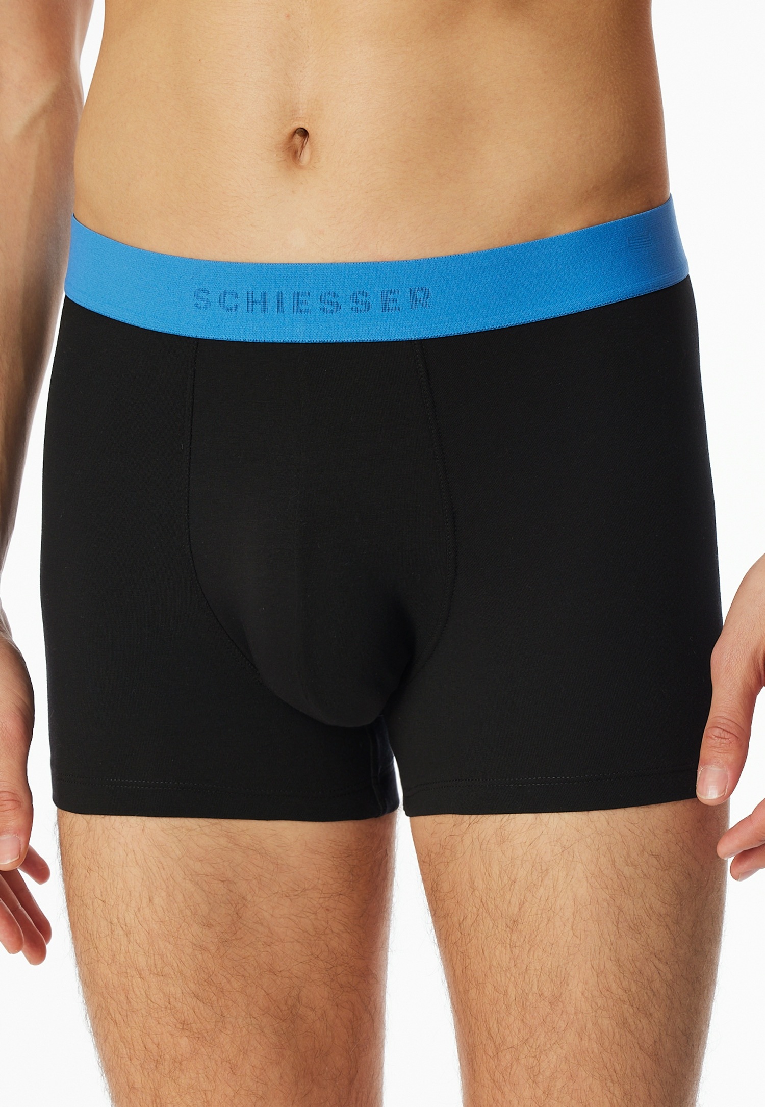 Schiesser Boxershorts "95/5 Multipacks" 3er Pack, mit farblich abgesetztem, günstig online kaufen