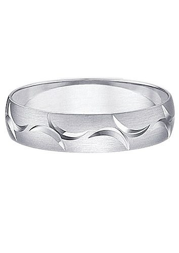 FIRETTI Damen Trauring "Schmuck Geschenk Hochzeit Ehering Trauring "Ich liebe Dich"", 21, ohne Brillant, Silber 925 (Sterlingsilber), 5mm, silber,