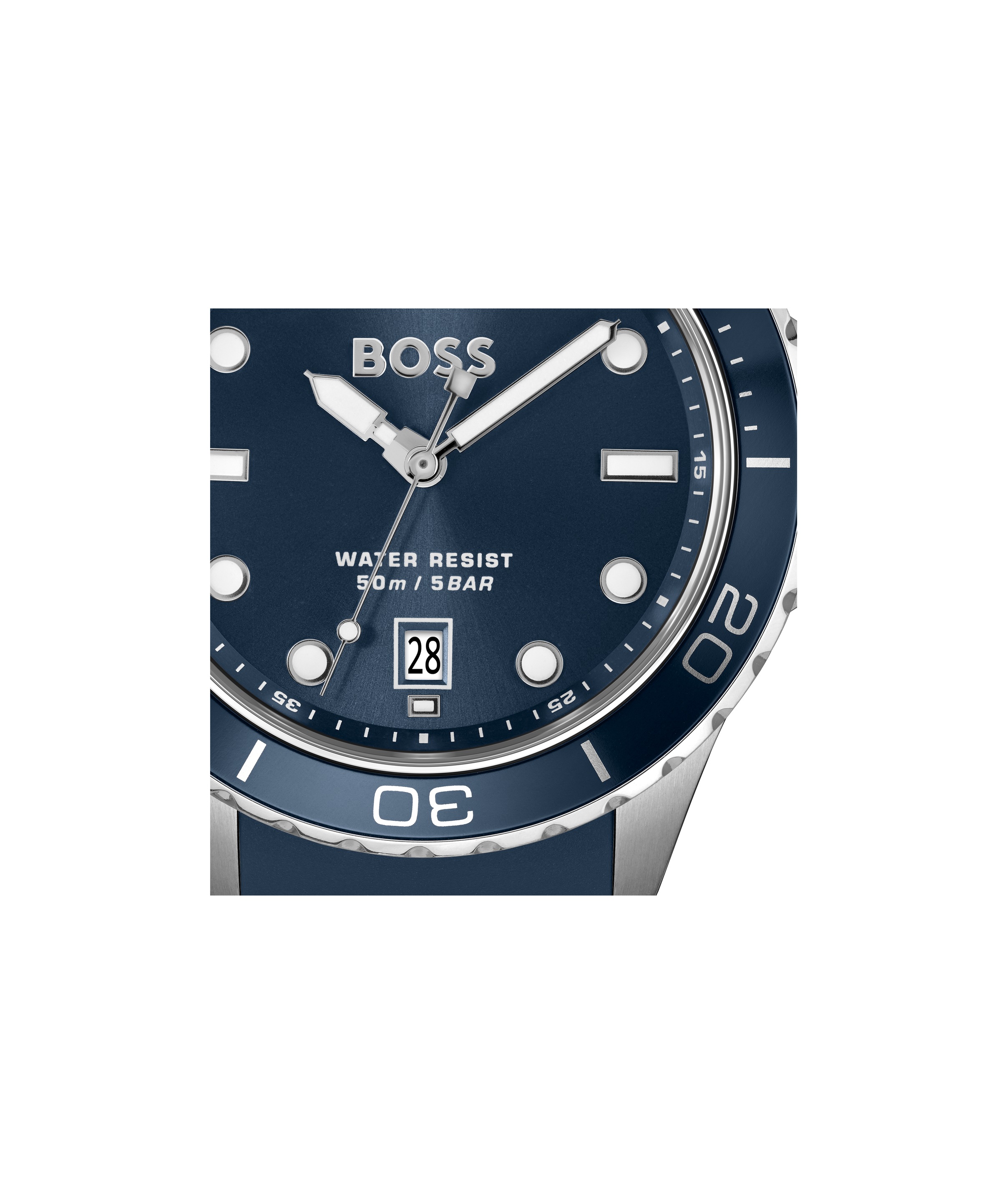 BOSS Quarzuhr »TROPER SPORT« Armbanduhr, Herrenuhr, Silikonarmband, analog, Tag