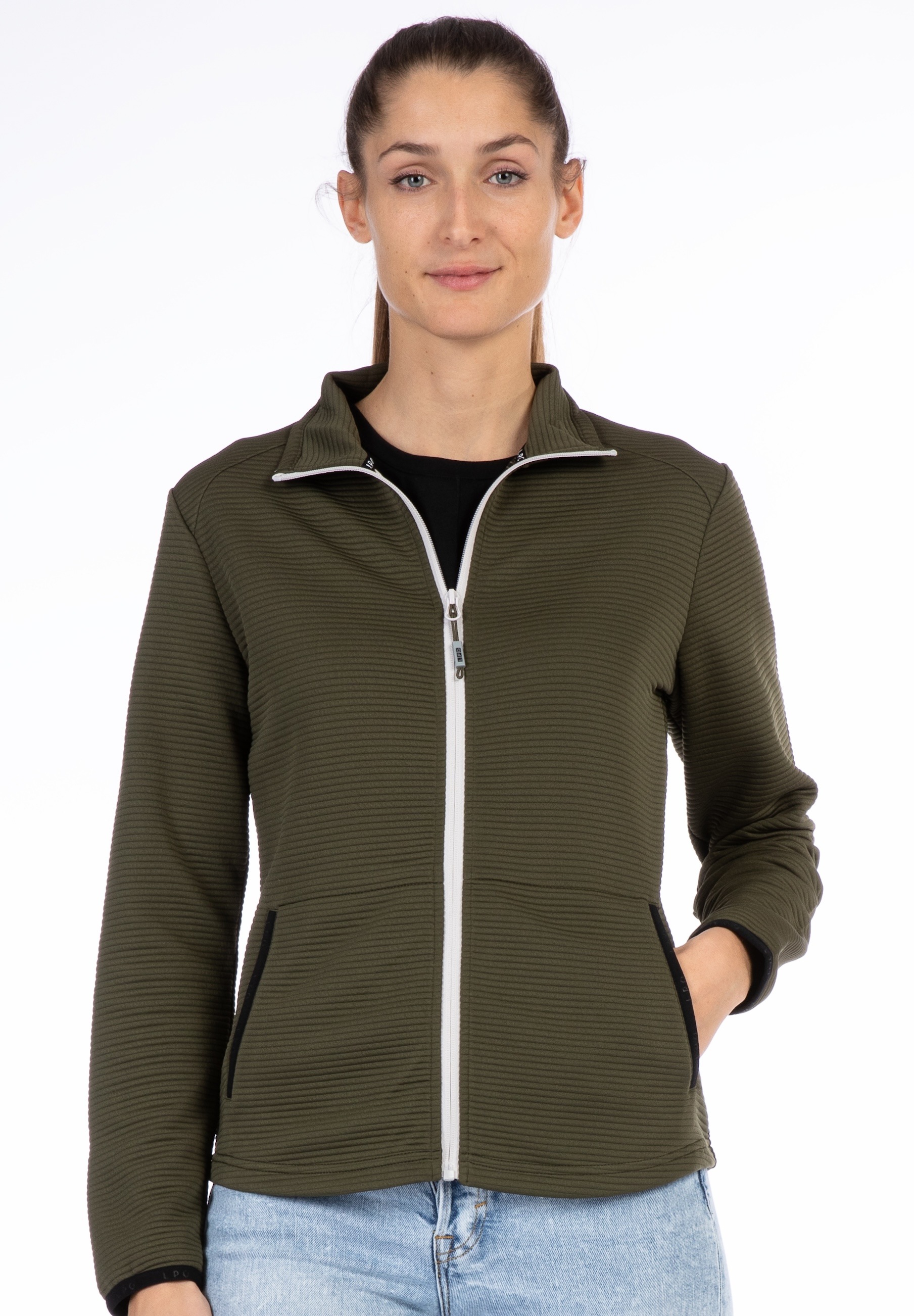 LPO Strickfleecejacke "XARA WMN", mit Stehkragen günstig online kaufen
