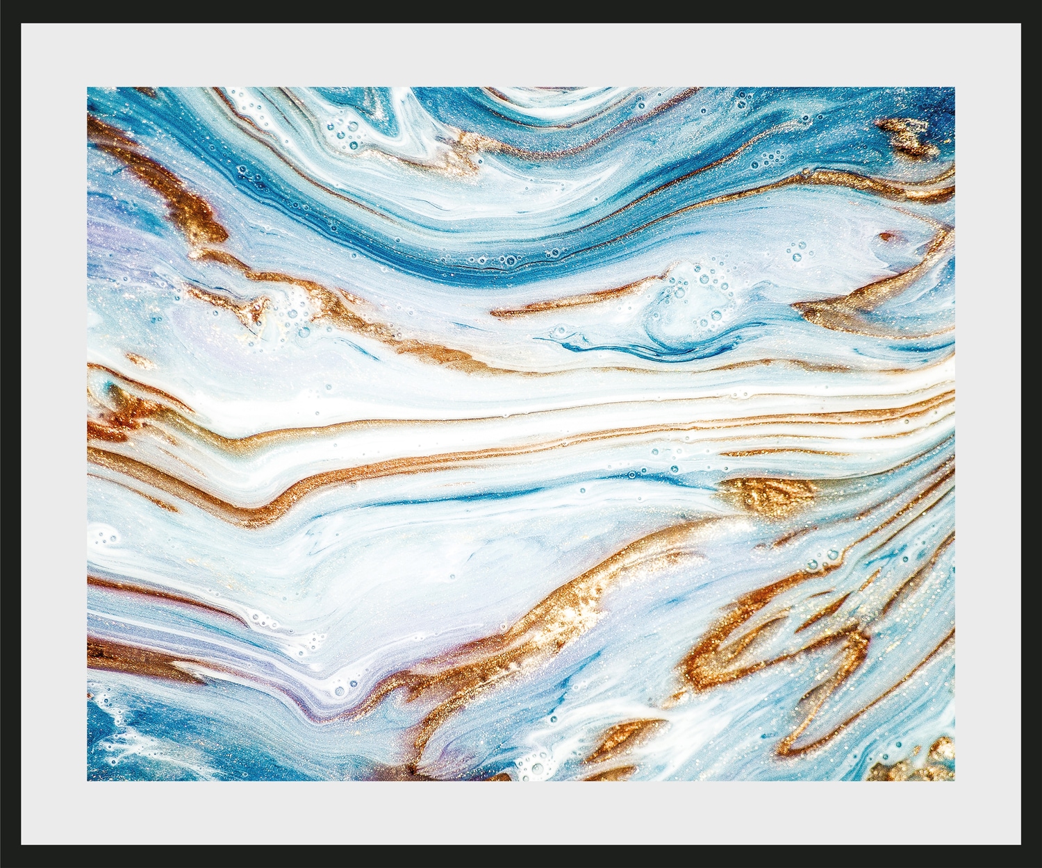 queence Bild "Eleni" Abstrakt Marmor Spa Spirituelle Bilder Stein Abstrakt, Marmor, gerahmt