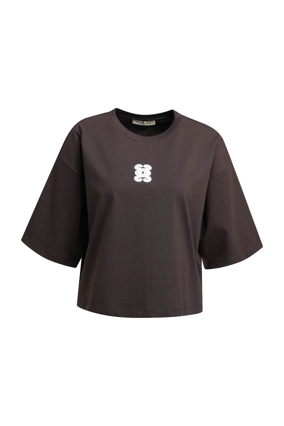 Smith & Soul T-Shirt reine Baumwolle, mit Logo-Aufnäher