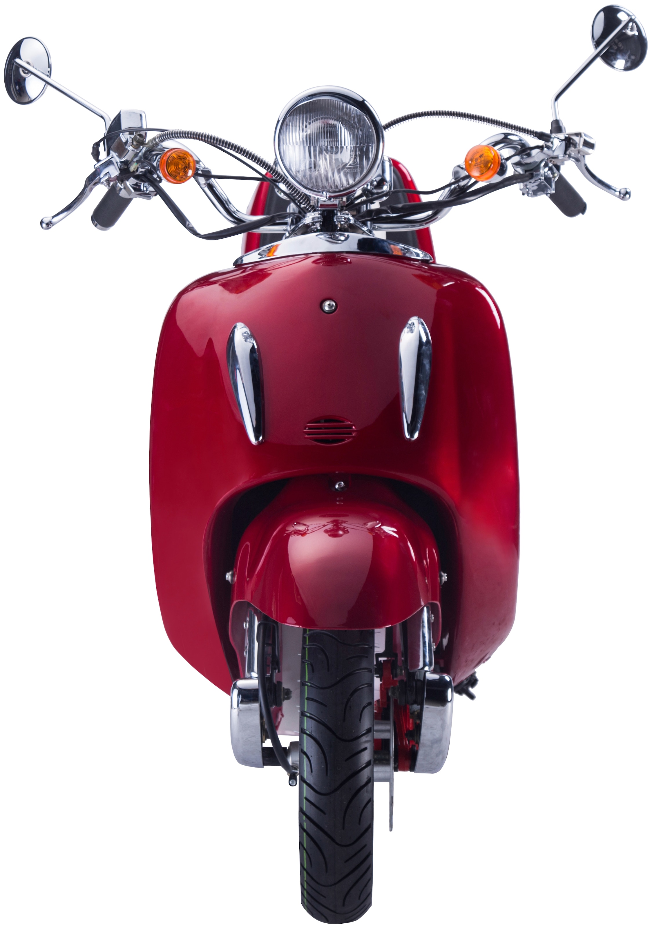 GT UNION Motorroller »Strada« 125 cm³ 85 km/h Euro 5+ 8,6 Set, mit Topcase,  im Retro-Look