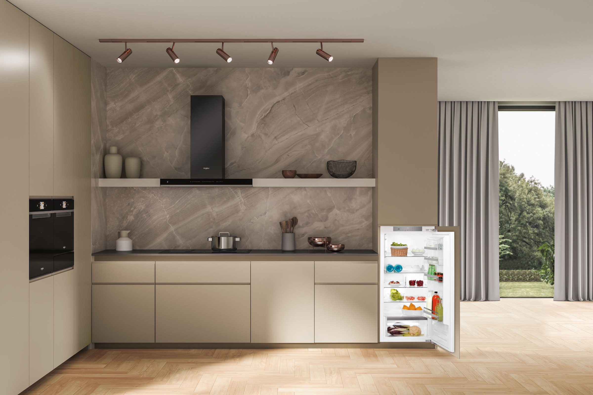 BAUKNECHT Einbaukühlschrank "BKSI 12VF3D" 122 cm hoch 55,7 cm breit Dynamic günstig online kaufen