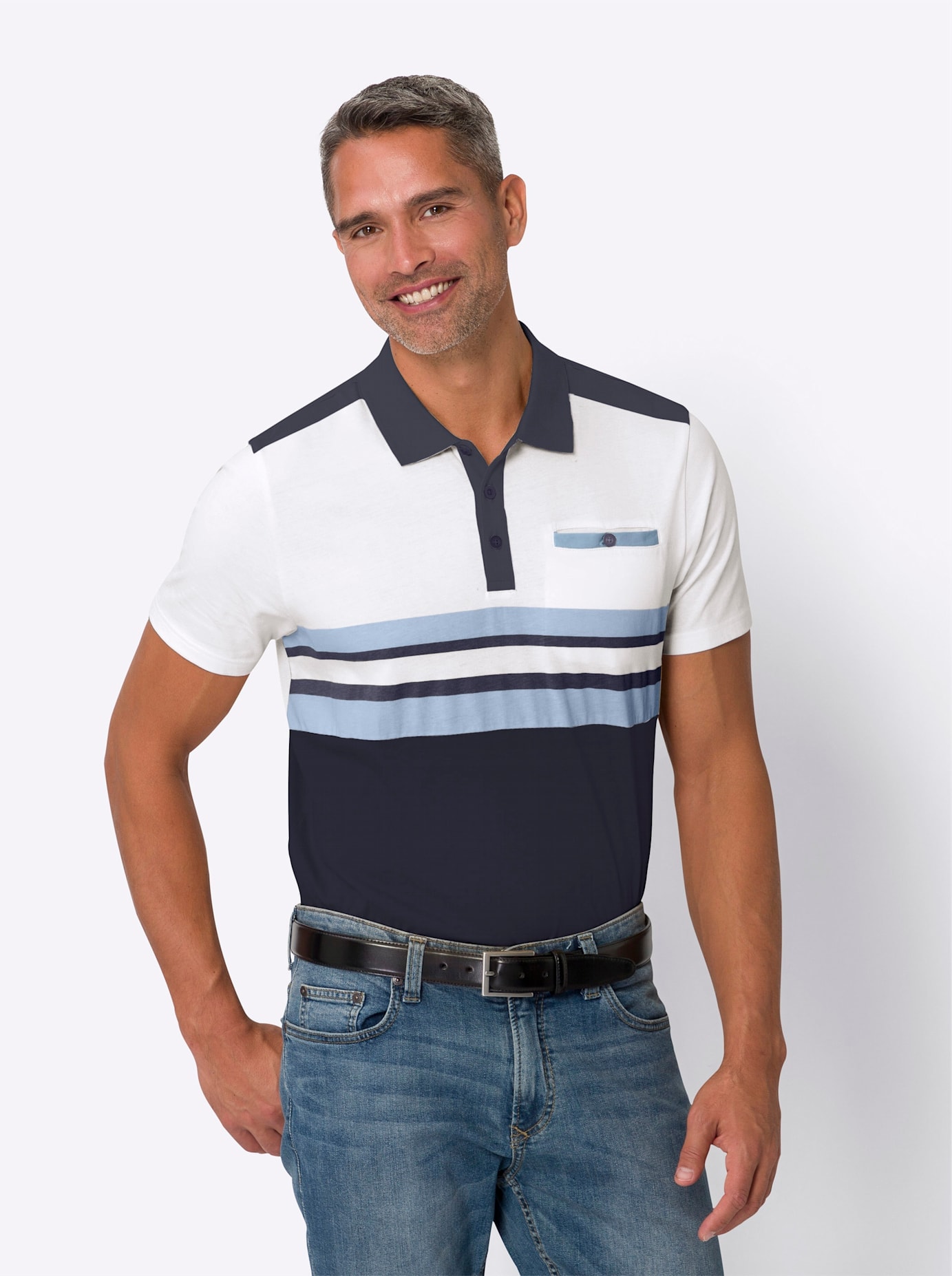 Classic Poloshirt "Poloshirt" 1 Stk. tlg. günstig online kaufen