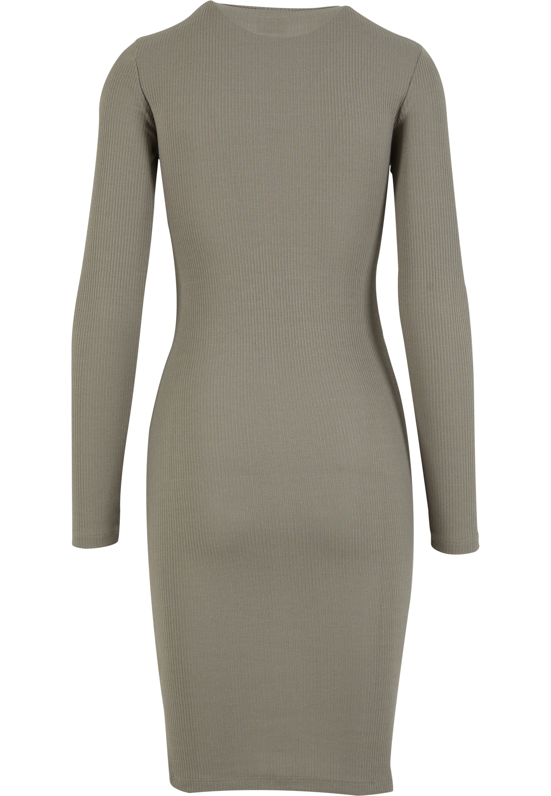 URBAN CLASSICS Shirtkleid »Urban Classics Damen Ladies Rib Dress« 1 tlg.
