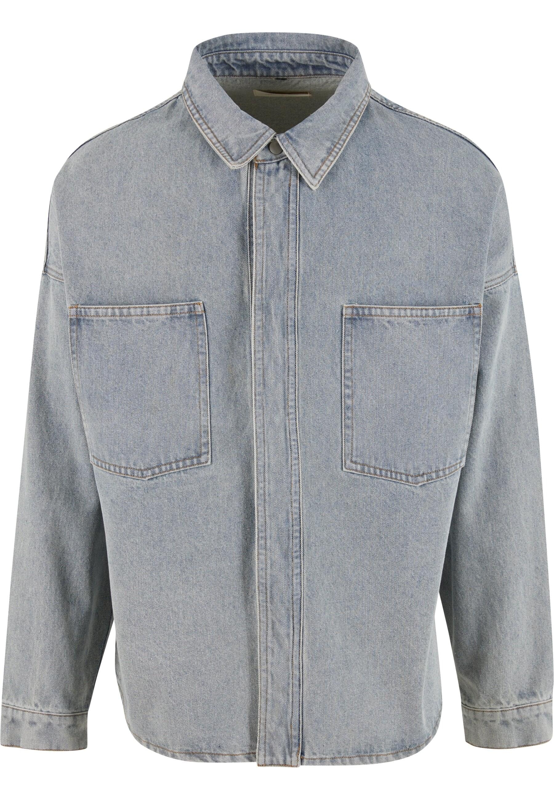 Another Cotton Lab Langarmhemd "Another Cotton Lab Oversized Jeans Over Shi günstig online kaufen
