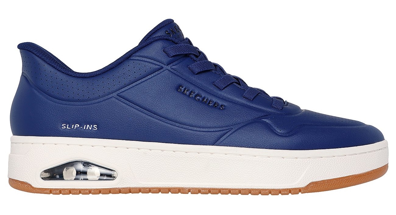 Skechers Slip-On Sneaker »UNO CTL-UNO DURABUCK SLIP IN«, Retro Sneaker, Slipper mit Luftkissendämpfung