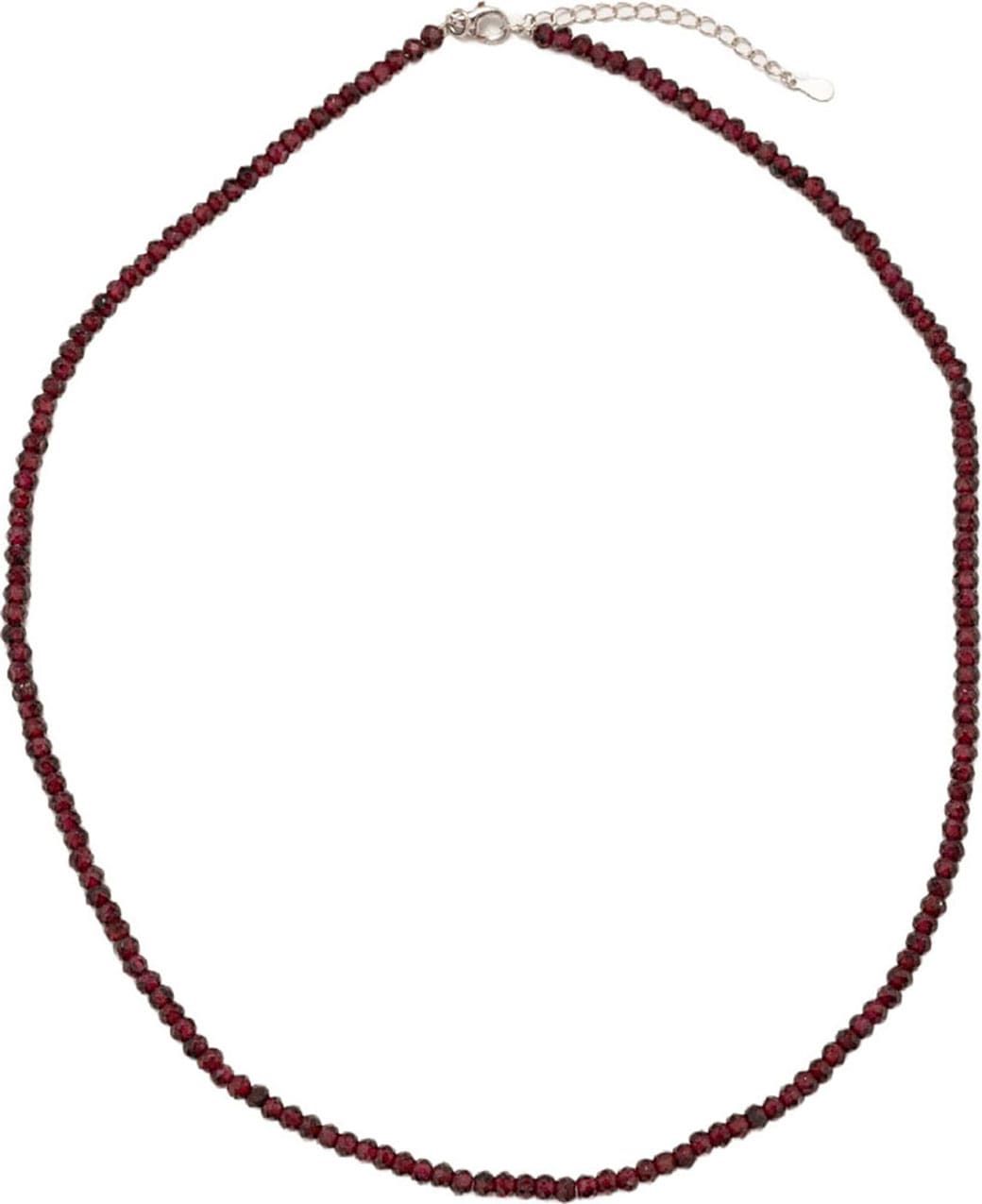 Firetti Collier »Schmuck Geschenk Silber 925 Halsschmuck Halskette Edelstein«, Made in Germany - mit Granat